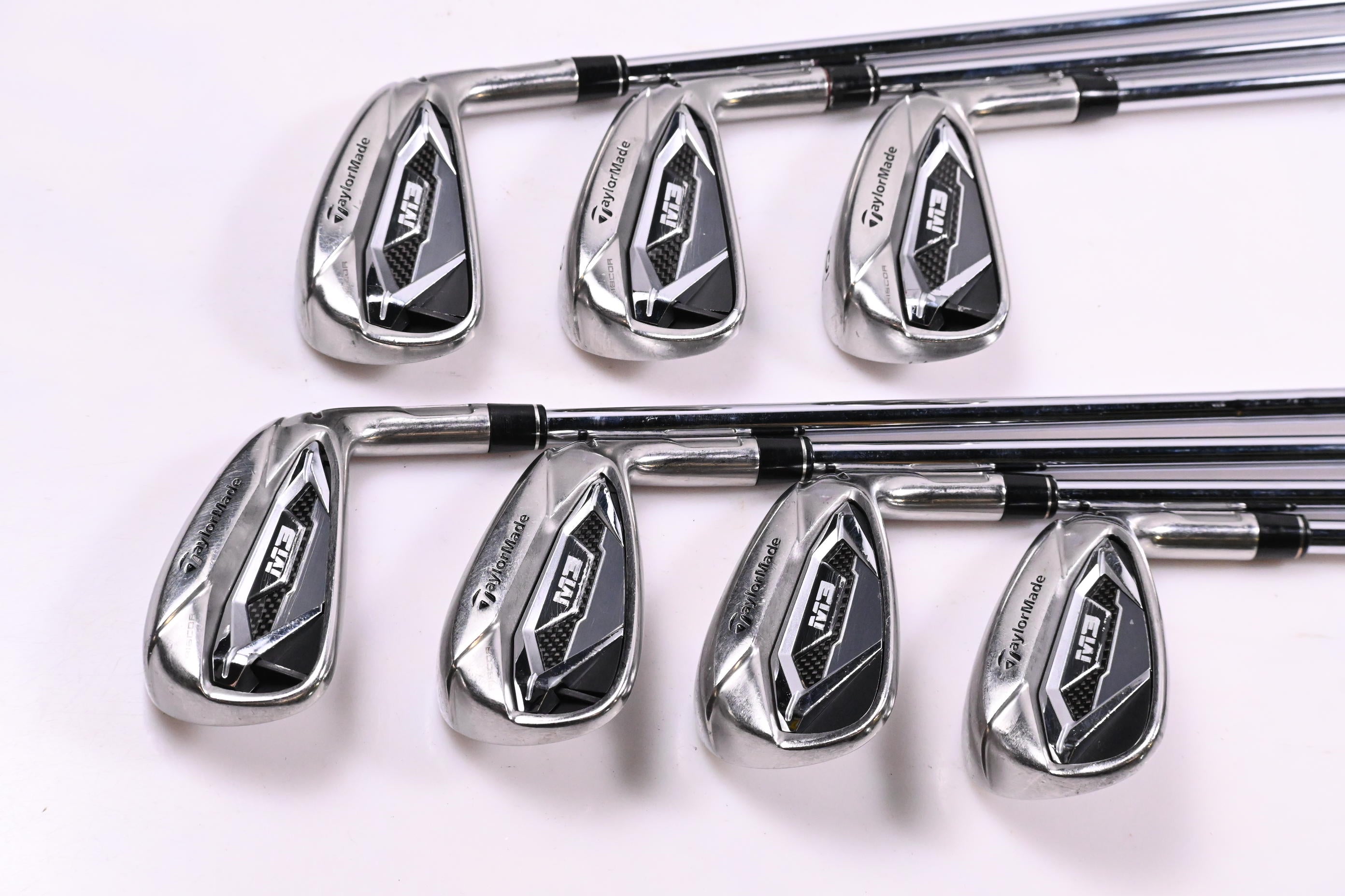 Taylormade M3 Irons / 4-PW / Regular Flex KBS Tour Shafts