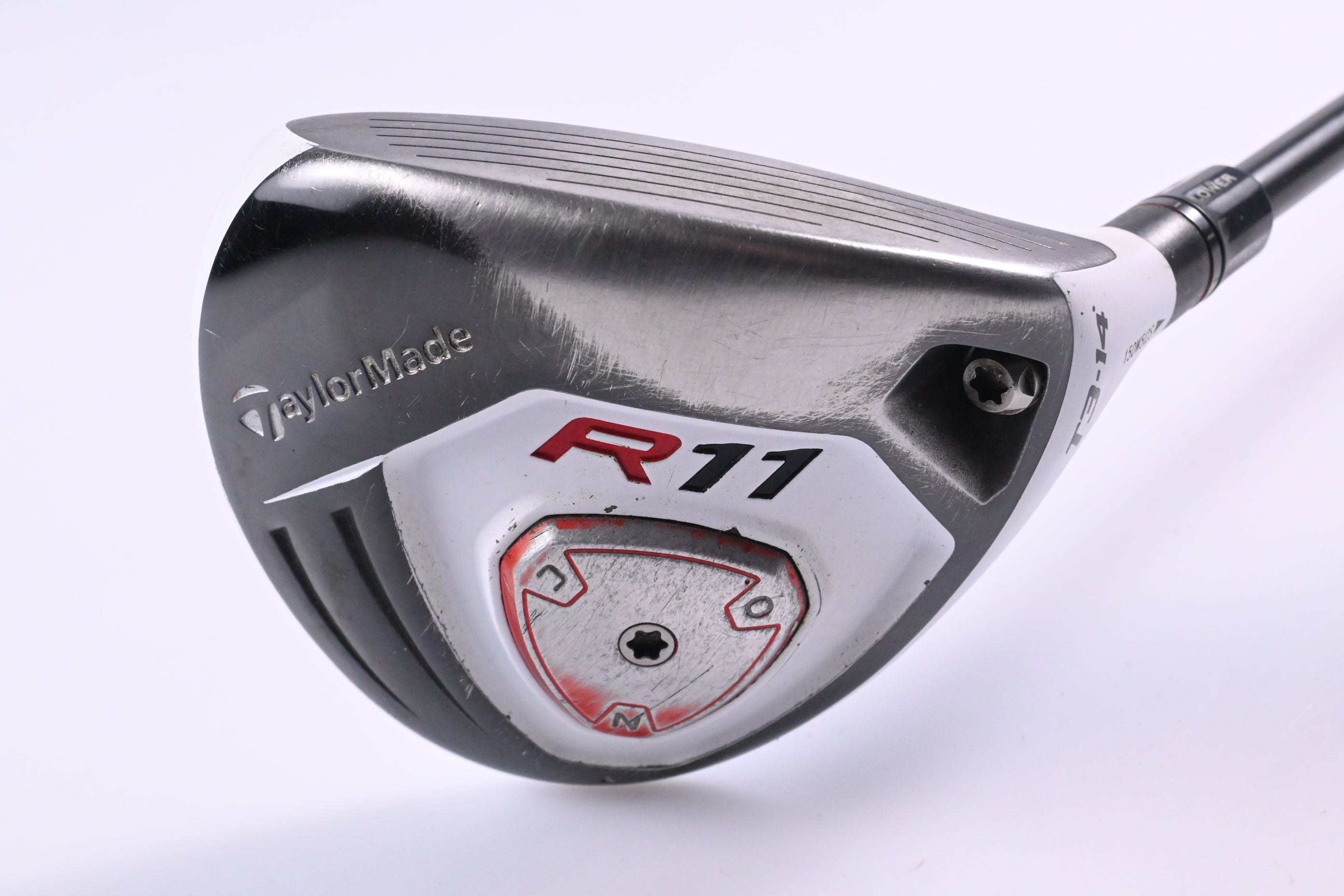 Taylormade R11 #T3 Wood / 14 Degree / Stiff Flex Fujikura Motore F3 80 Shaft