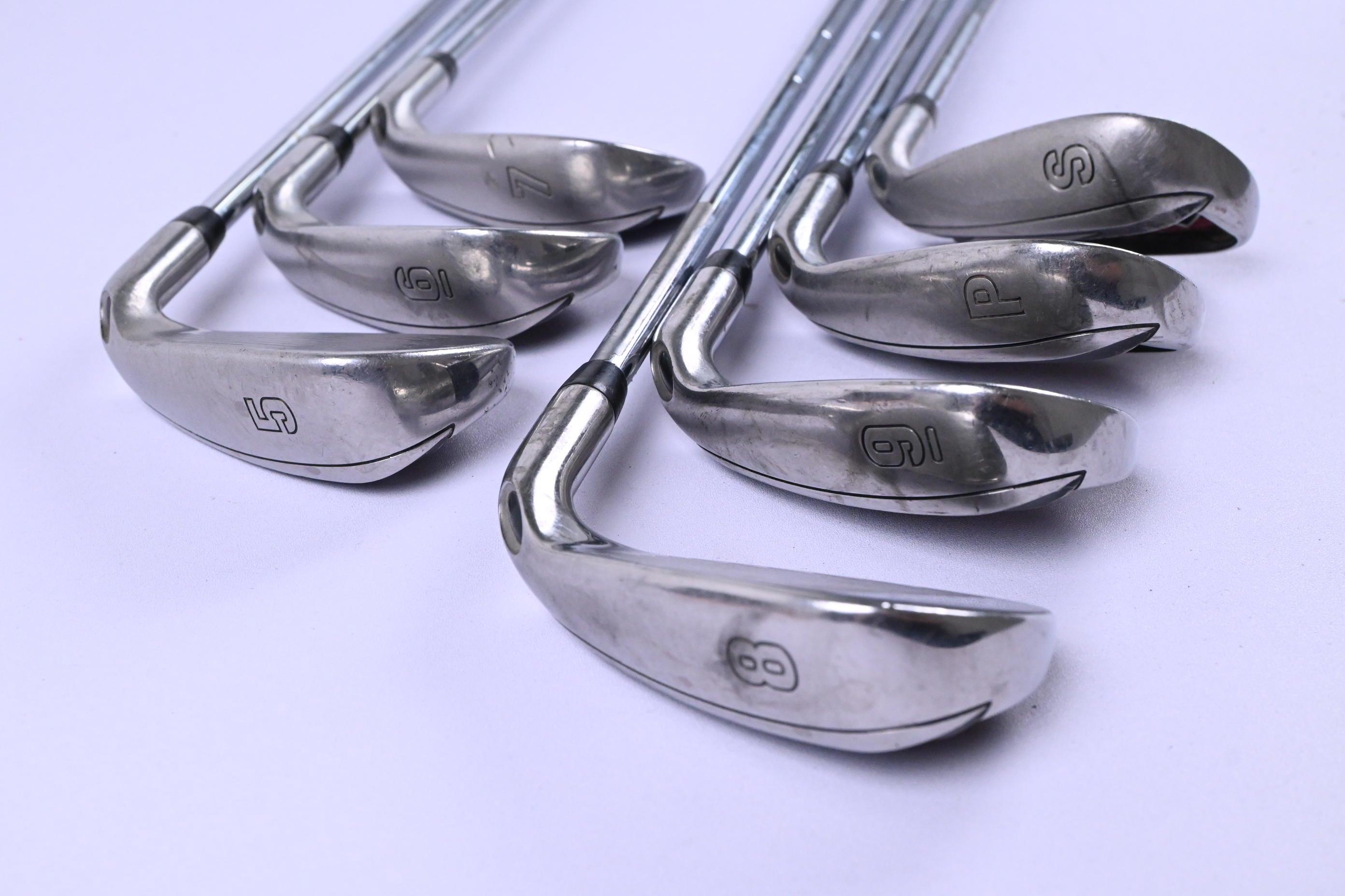 Left Hand Callaway RAZR X HL Irons / 5-PW+SW / Uniflex True Temper M-10 XP Shaft