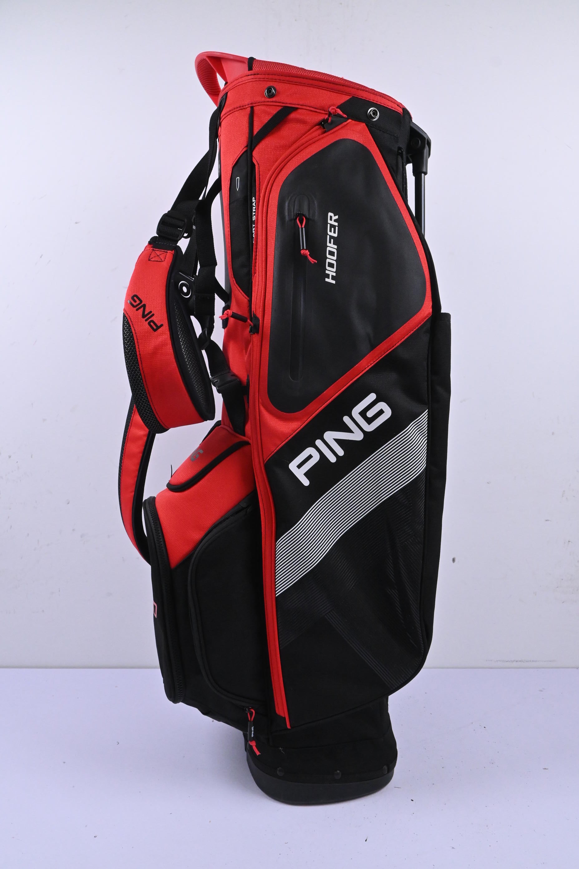 Ping Hoofer G15 Stand Bag / 5-Way Divider / Red & Black