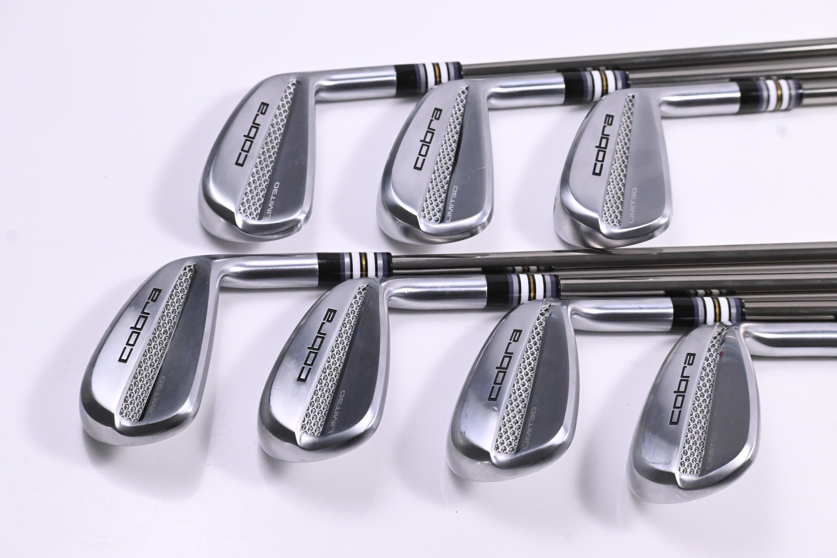 Cobra Limt3d Irons / 4-PW / Senior Flex UST Mmaiya Recoil ESX 460 Shafts