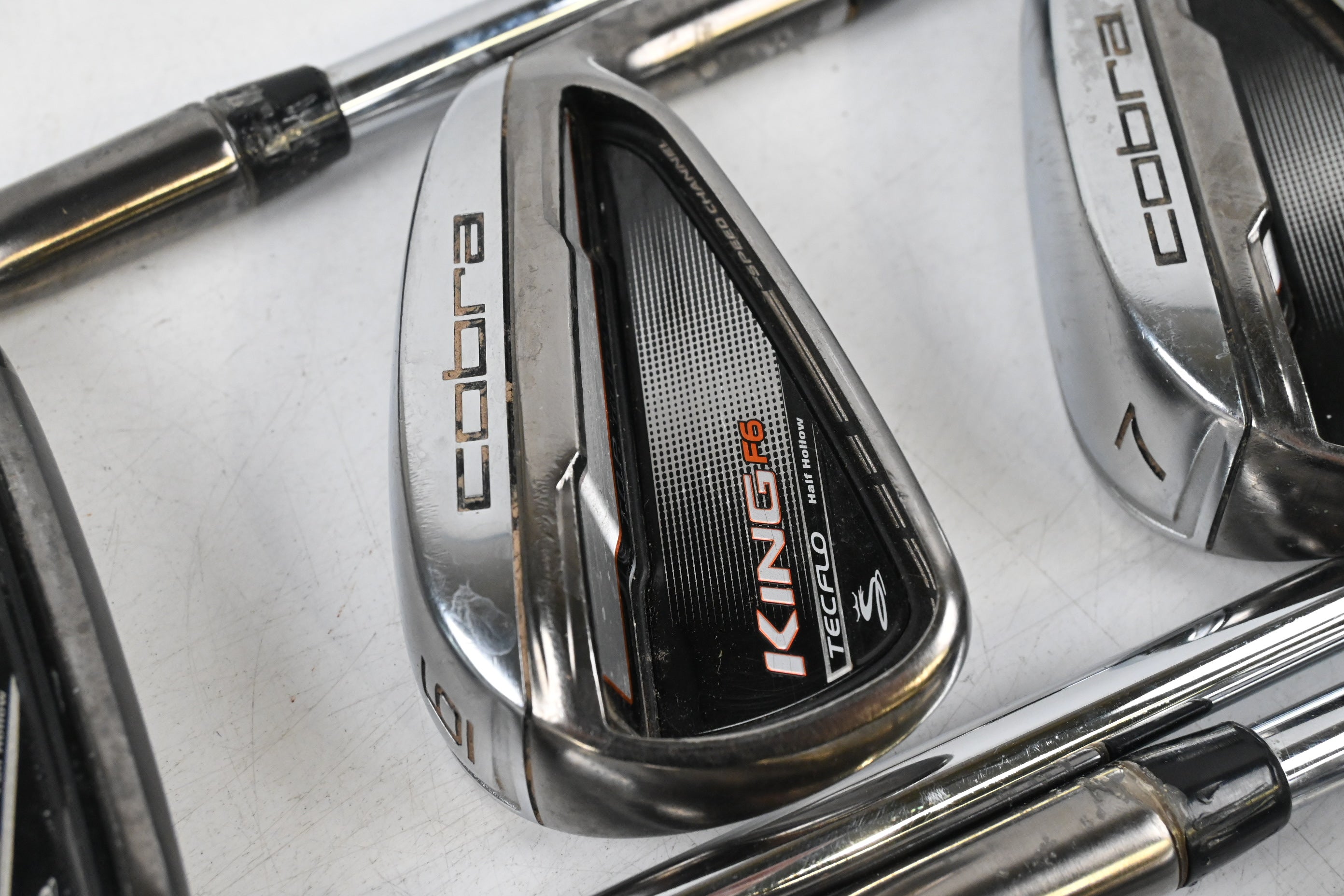 Cobra King F6 Irons / 5-PW / Regular Flex Cobra King F7 Shafts