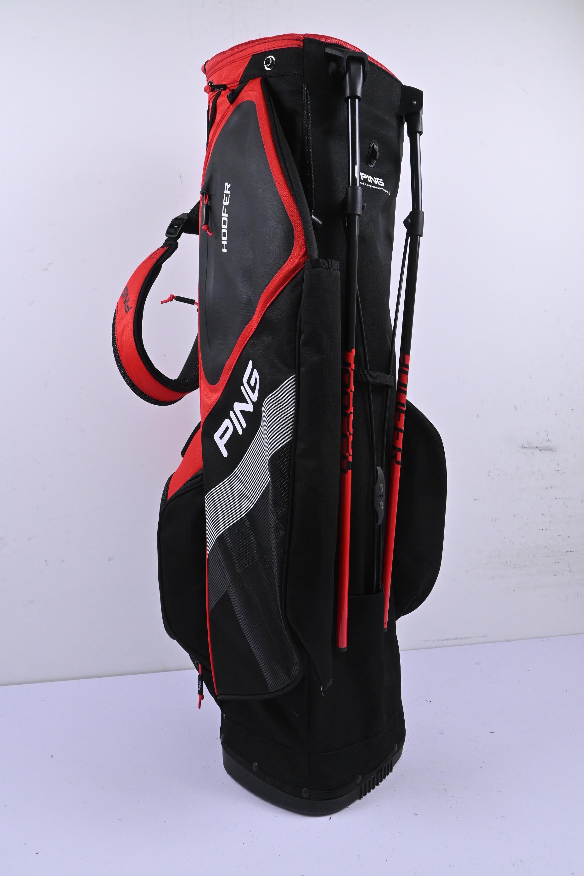 Ping Hoofer G15 Stand Bag / 5-Way Divider / Red & Black