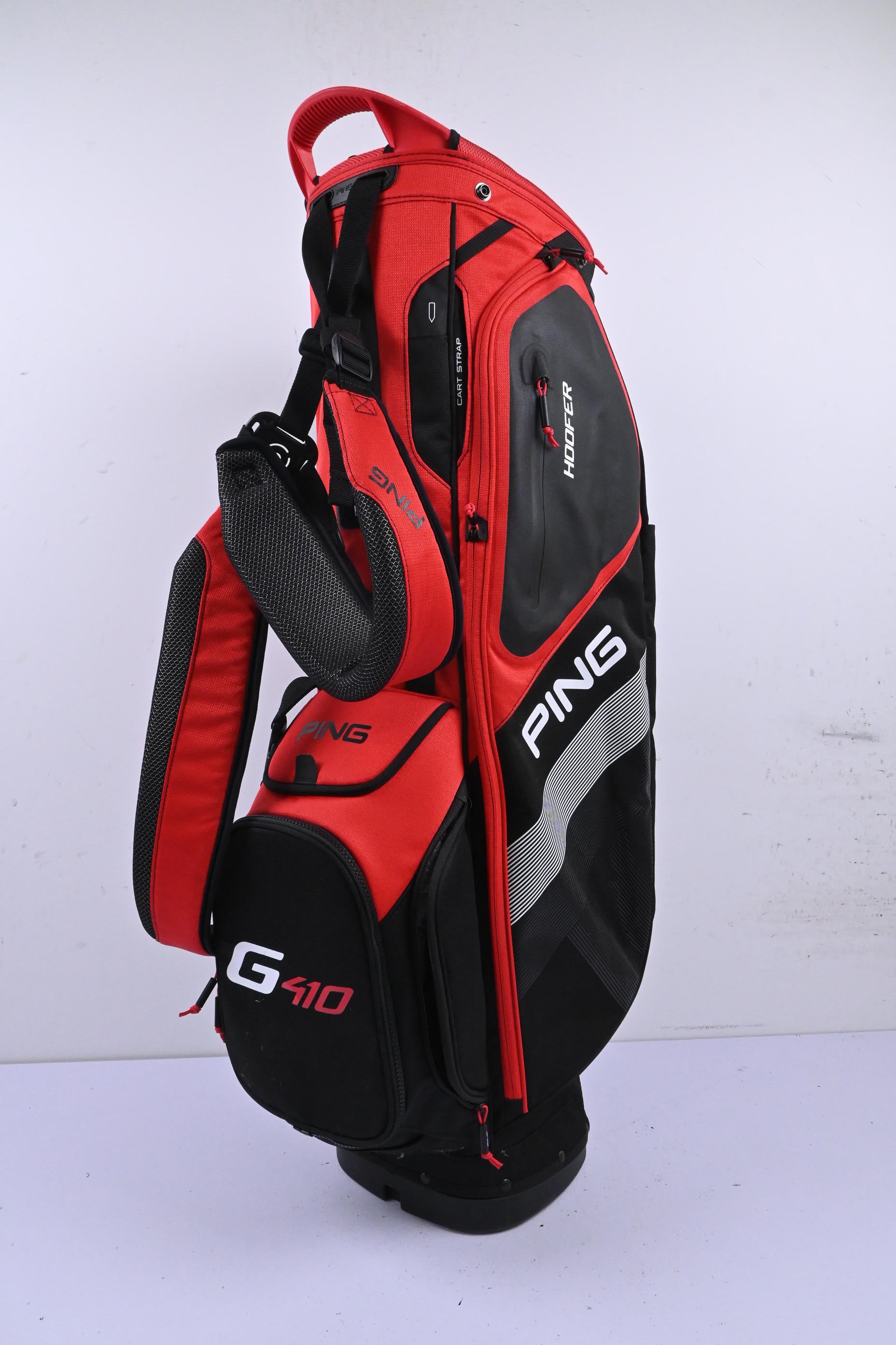 Ping Hoofer G15 Stand Bag / 5-Way Divider / Red & Black