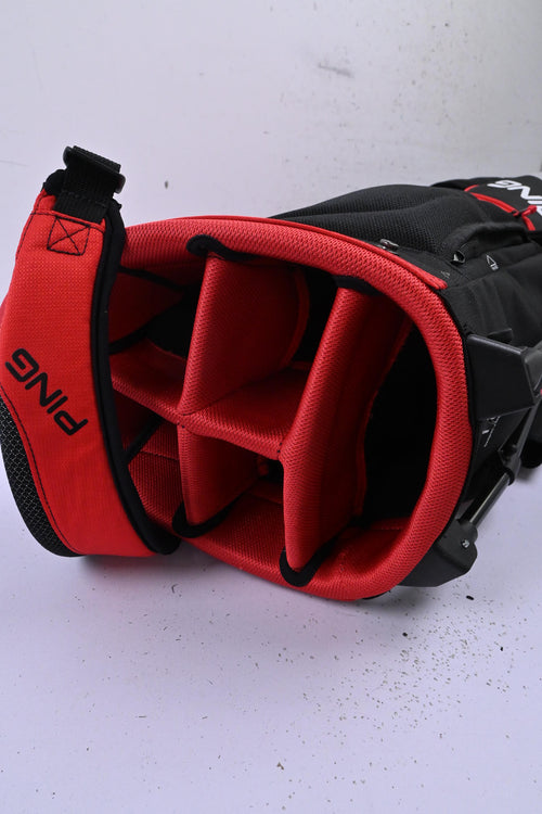 Ping Hoofer G15 Stand Bag / 5-Way Divider / Red & Black