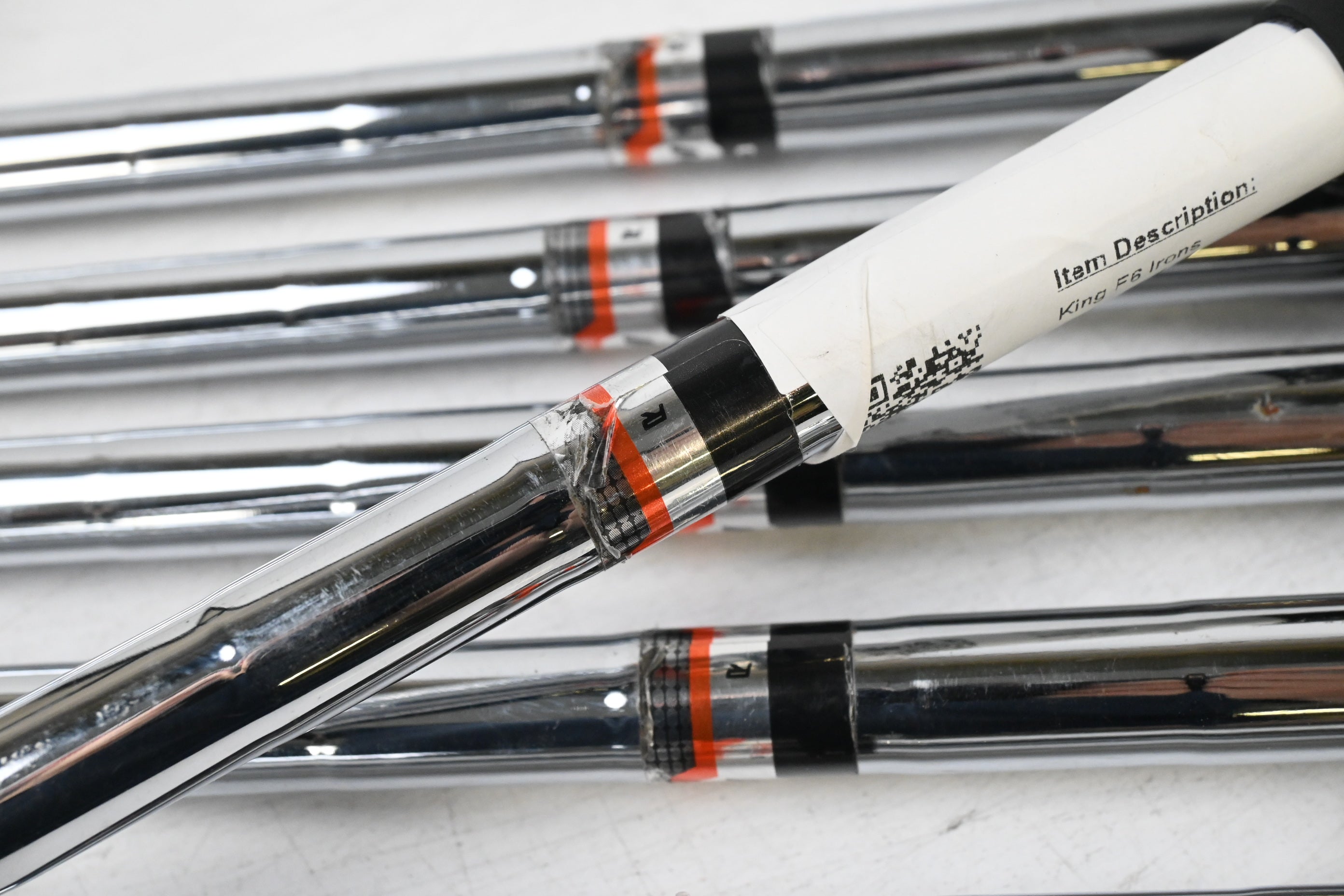 Cobra King F6 Irons / 5-PW / Regular Flex Cobra King F7 Shafts