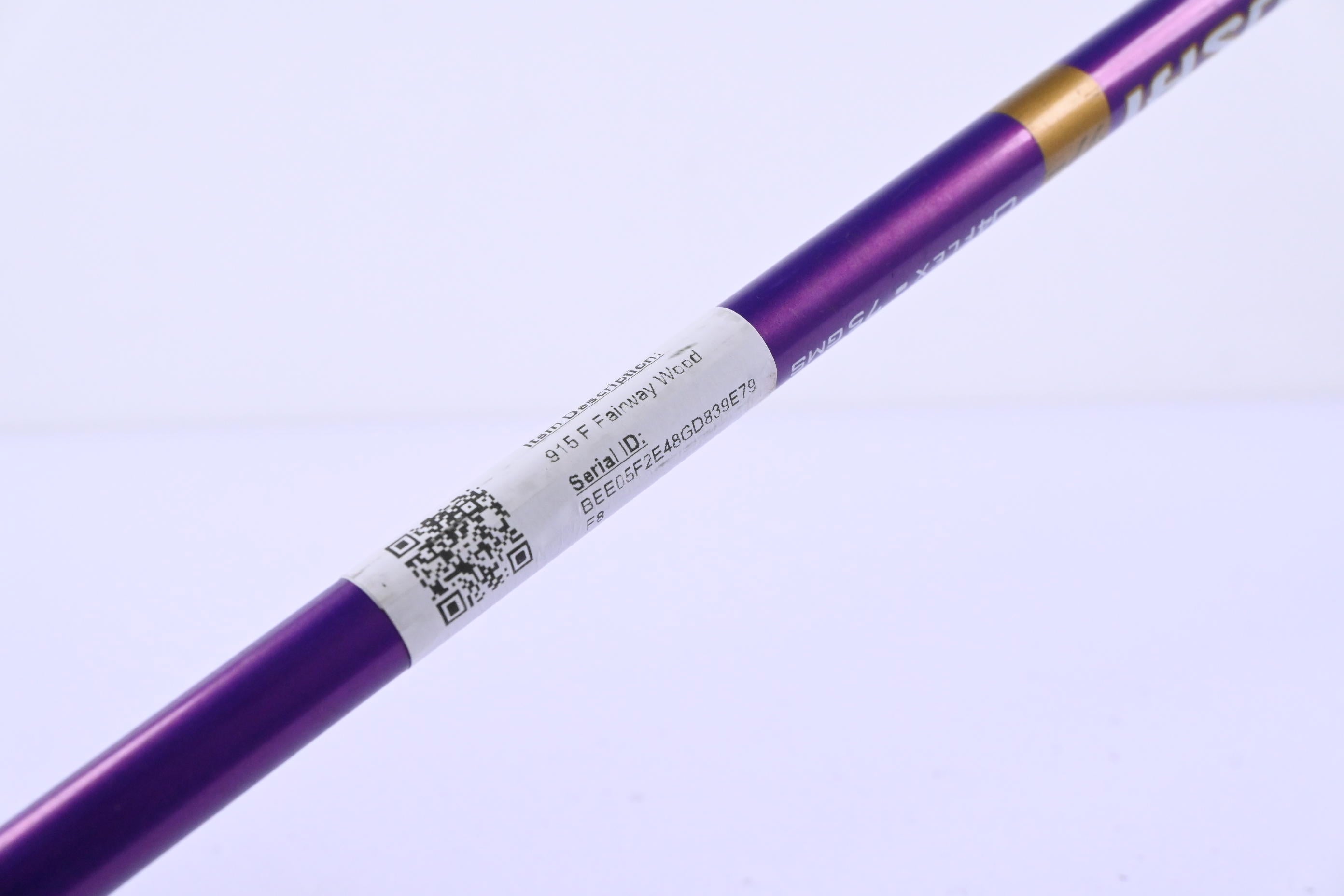 Titleist 915 F #3 Wood / 16.5 Degree / Stiff Flex Oban Kiyoshi Purple 75 Shaft