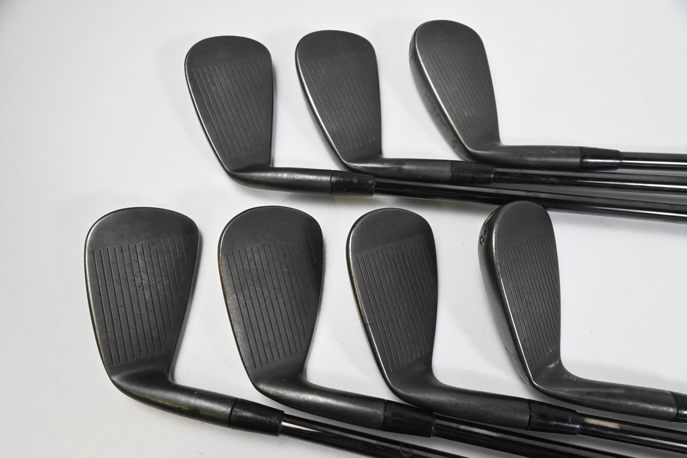 Cobra King Forged Tec 2023 Black Irons / 4-PW / Stiff Flex KBS $-Taper Lite 100