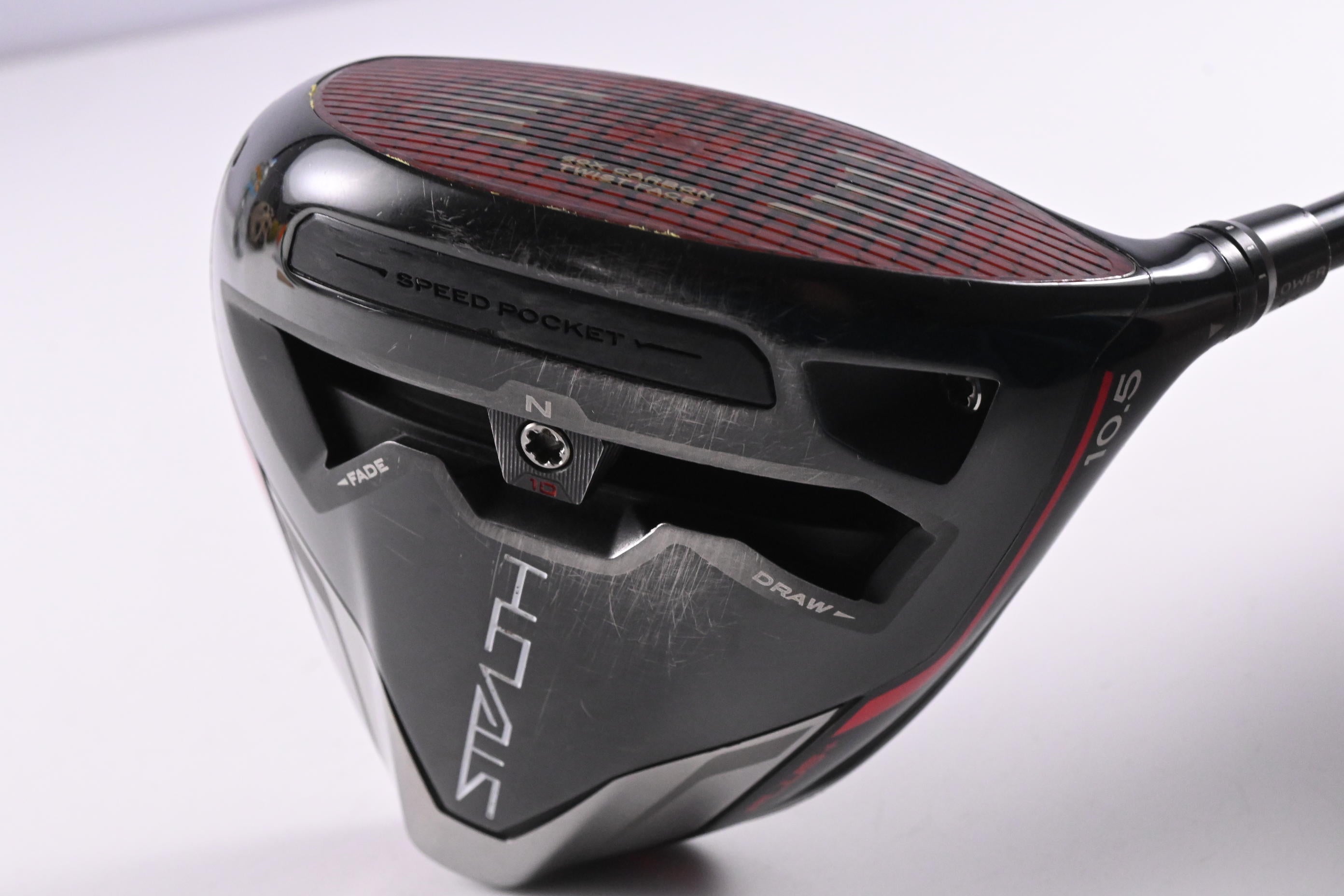 Taylormade Stealth Plus Driver / 10.5 Degree / Stiff Flex HZRDUS Smoke Red RDX 60