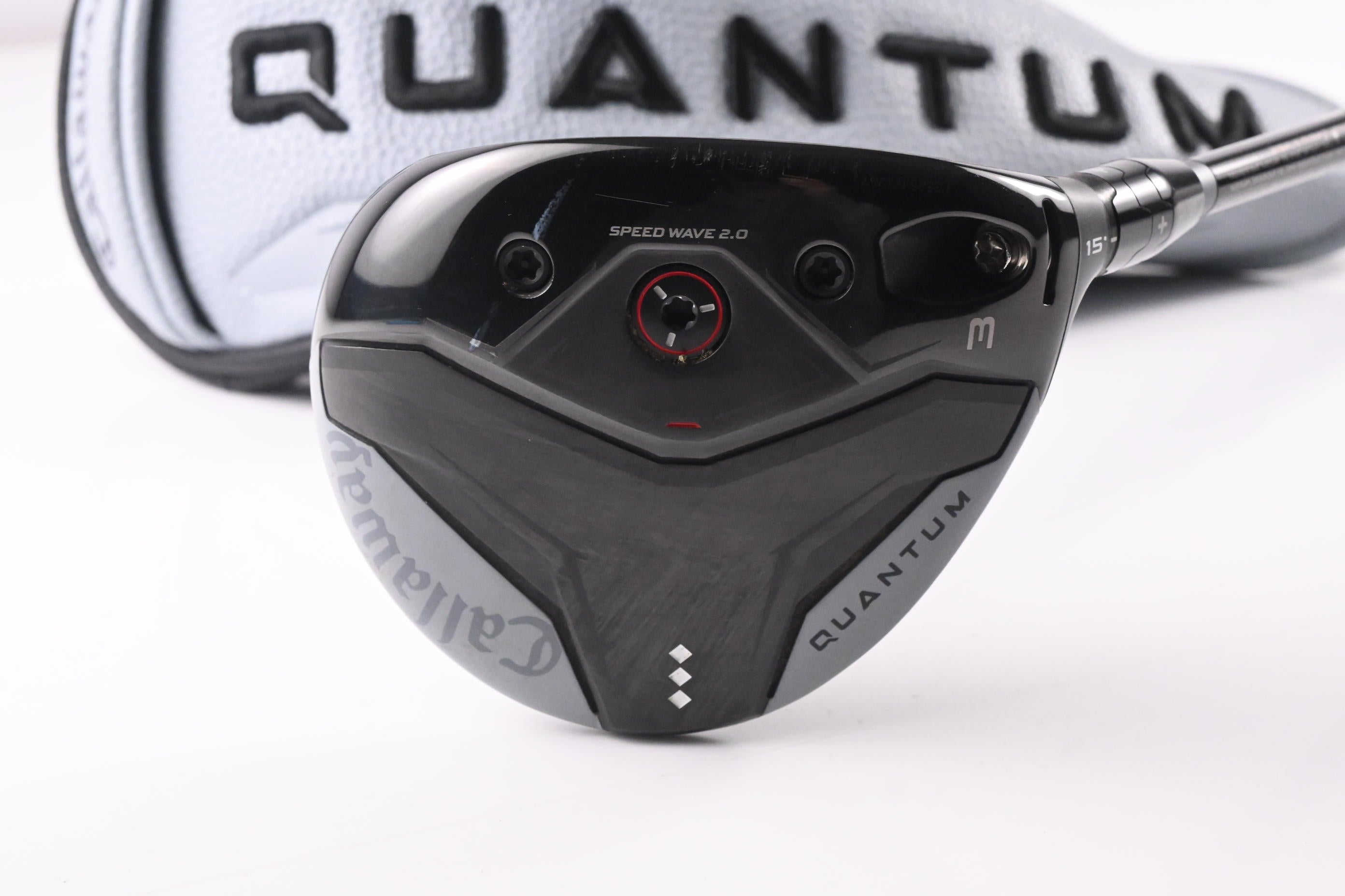 Callaway Quantum Triple Diamond #3 Wood / 15 Degree / Regular Flex Denali Silver