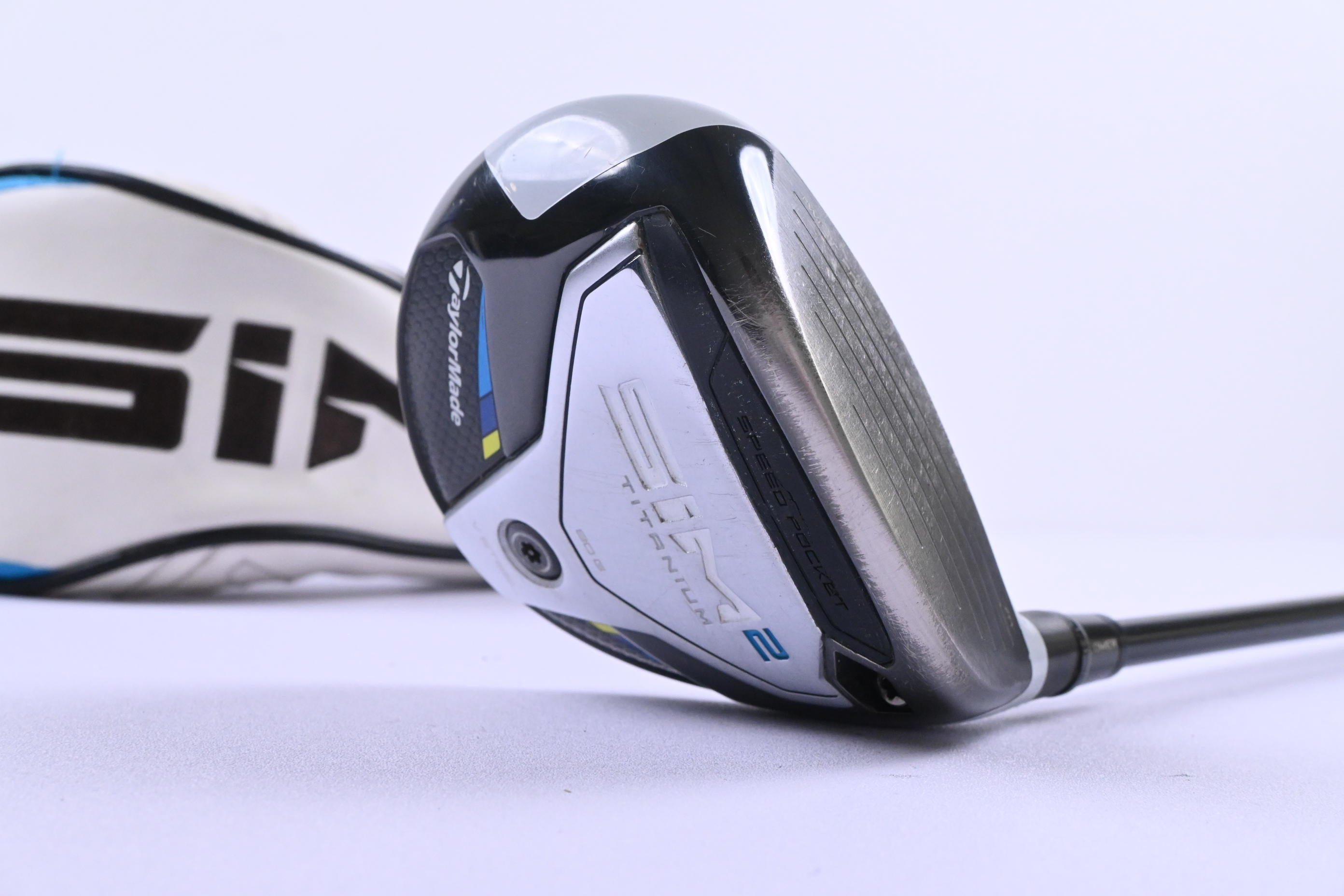 Taylormade SIM2 Ti #3 Wood / 15 Degree / Stiff Flex Tensei AV Raw Blue 65 Shaft