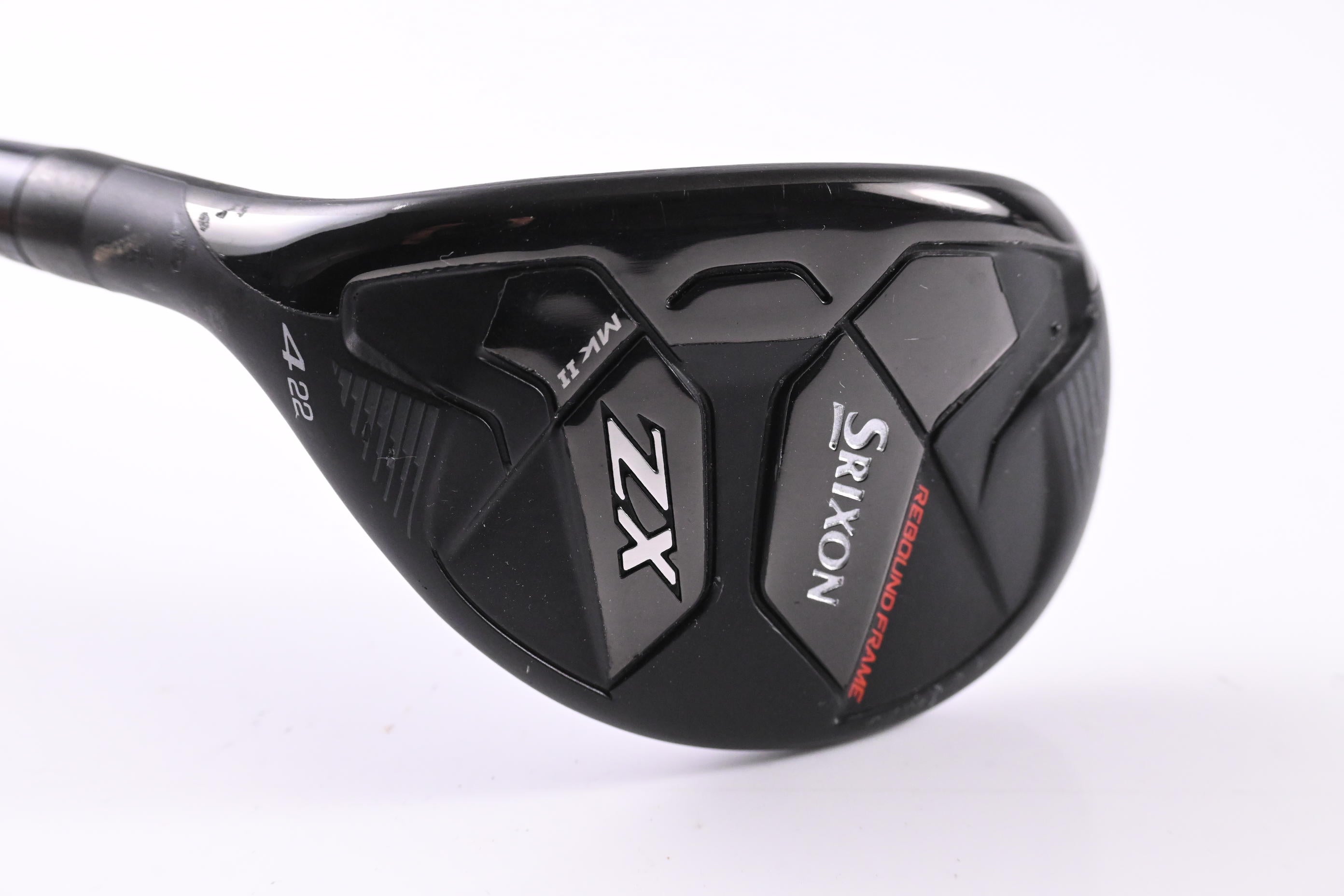 Left Hand Srixon ZX Mk II 2023 #4 Hybrid / 22 Degree / Regular Flex HZRDUS Smoke