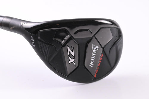 Left Hand Srixon ZX Mk II 2023 #4 Hybrid / 22 Degree / Regular Flex HZRDUS Smoke