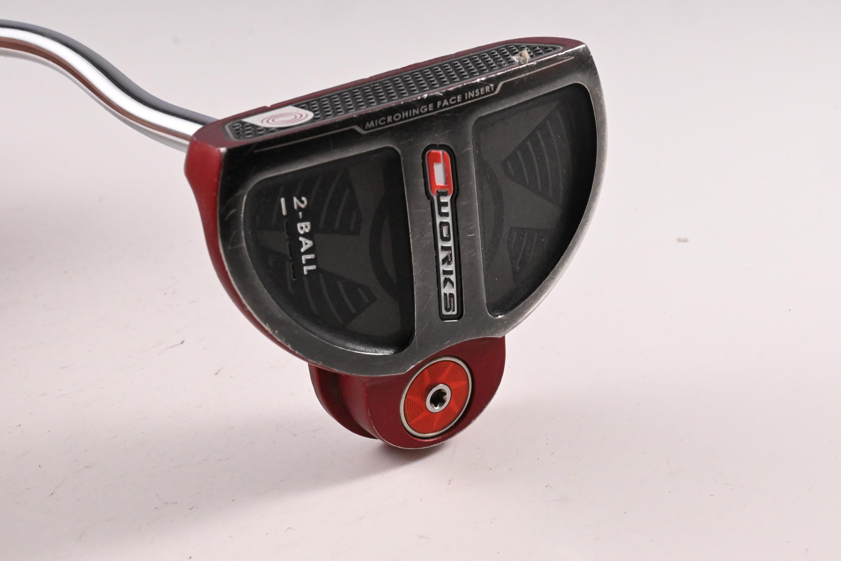 Left Hand Odyssey O-Works Red 2-Ball Putter / 34 Inch
