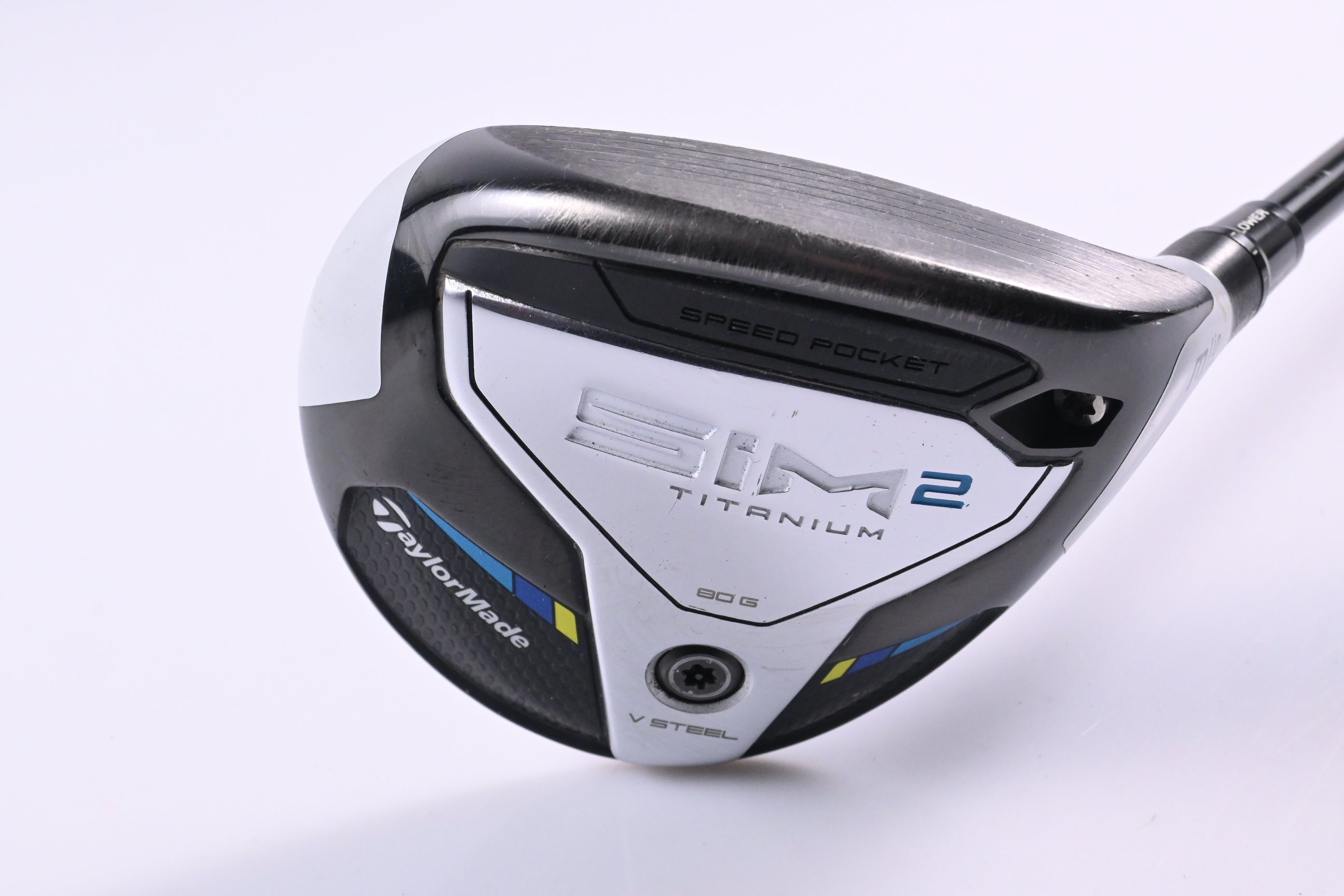 Taylormade SIM2 Ti #3 Wood / 15 Degree / X-Flex HZRDUS Smoke Blue RDX 70