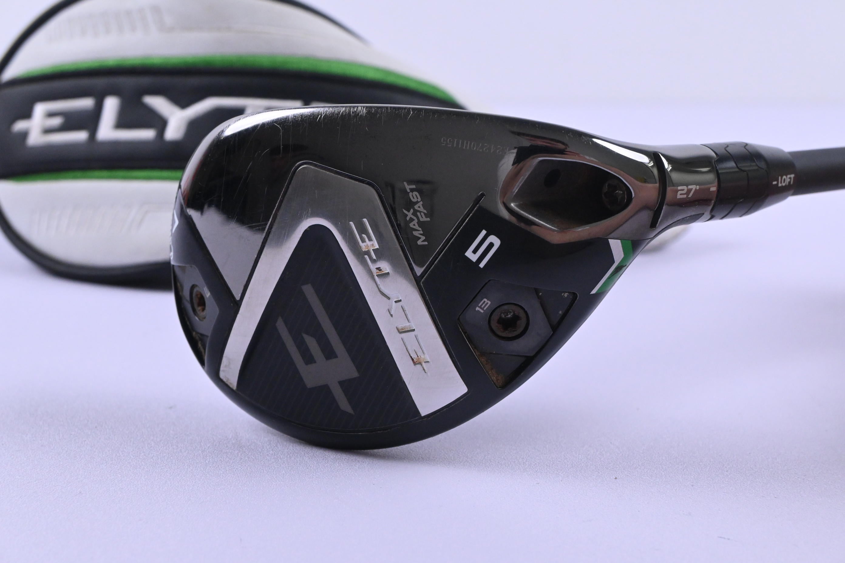 Callaway Elyte #5 Hybrid / 27 Degree / Senior Flex Vanquish 4 Shaft