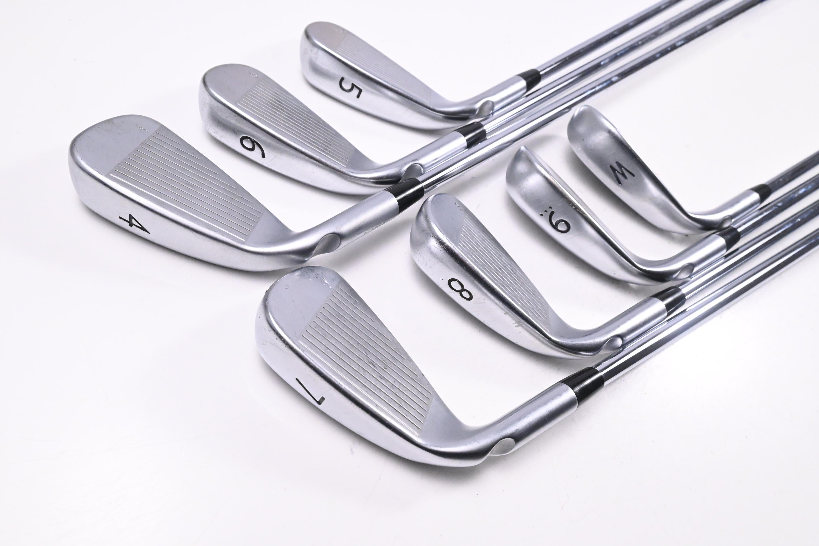 Ping G400 Irons / 4-PW / Black Dot / Stiff Flex Ping AWT 2.0 Shafts