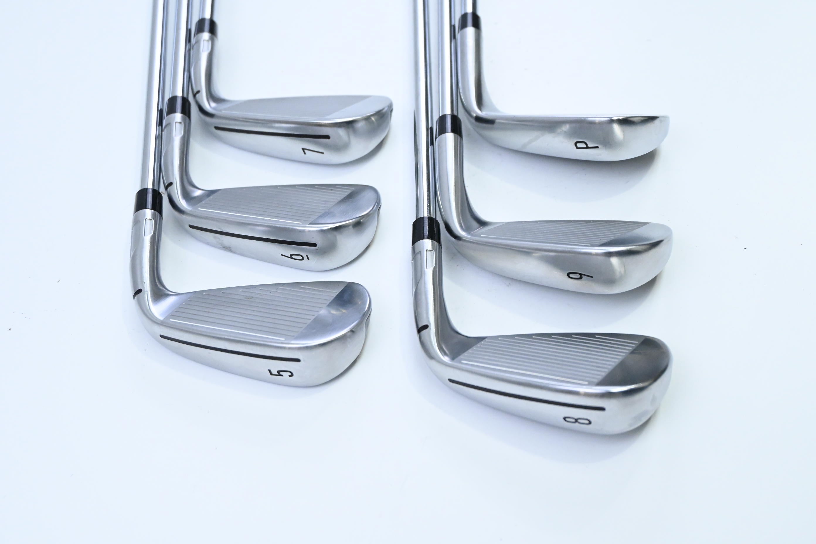 Left Hand Taylormade Qi Irons / 5-PW / Regular Flex KBS Max MT 85 Shafts