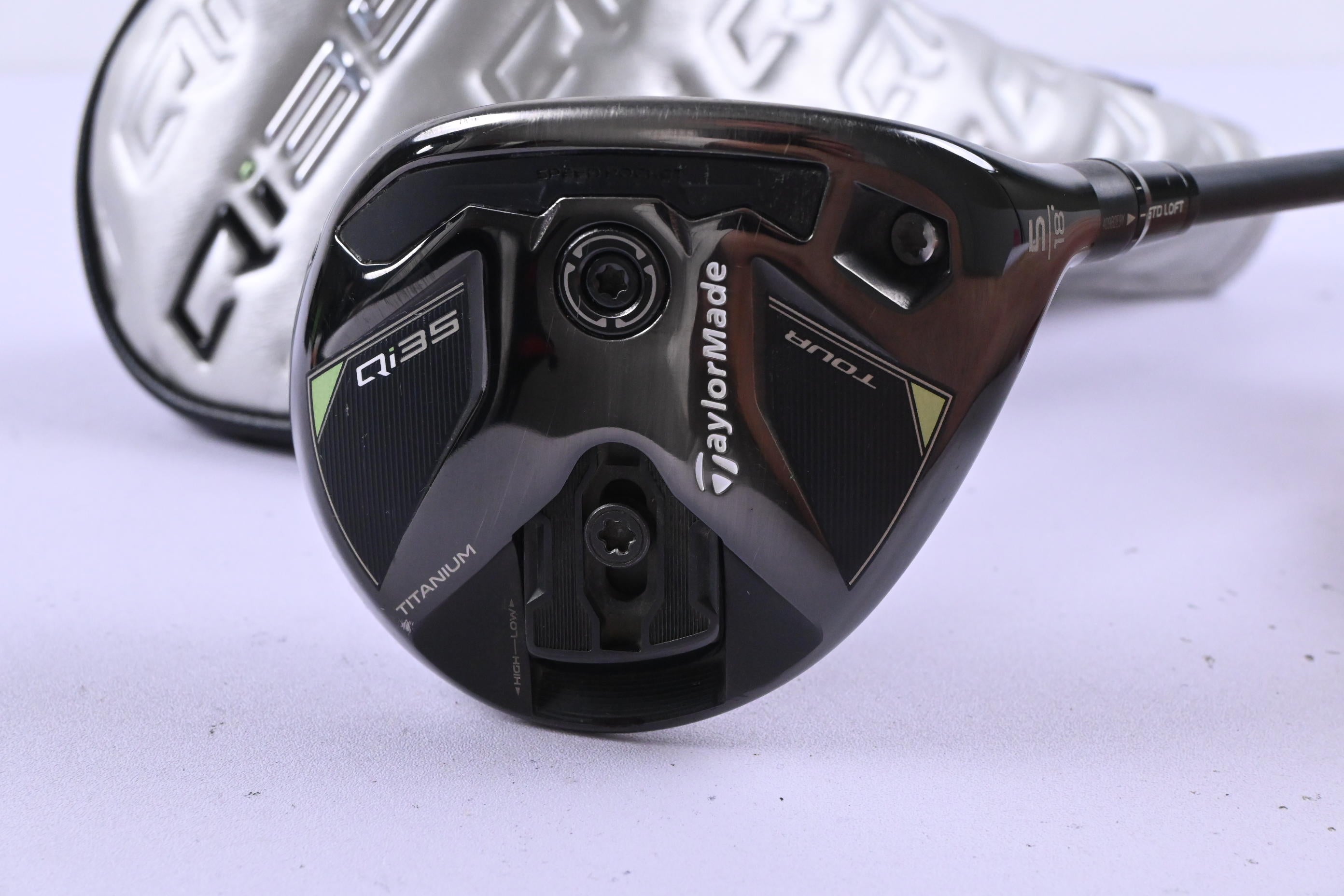 Taylormade Qi35 Tour #5 Wood / 18 Degree / Stiff Flex Kai'li Dark Waves Blue 75