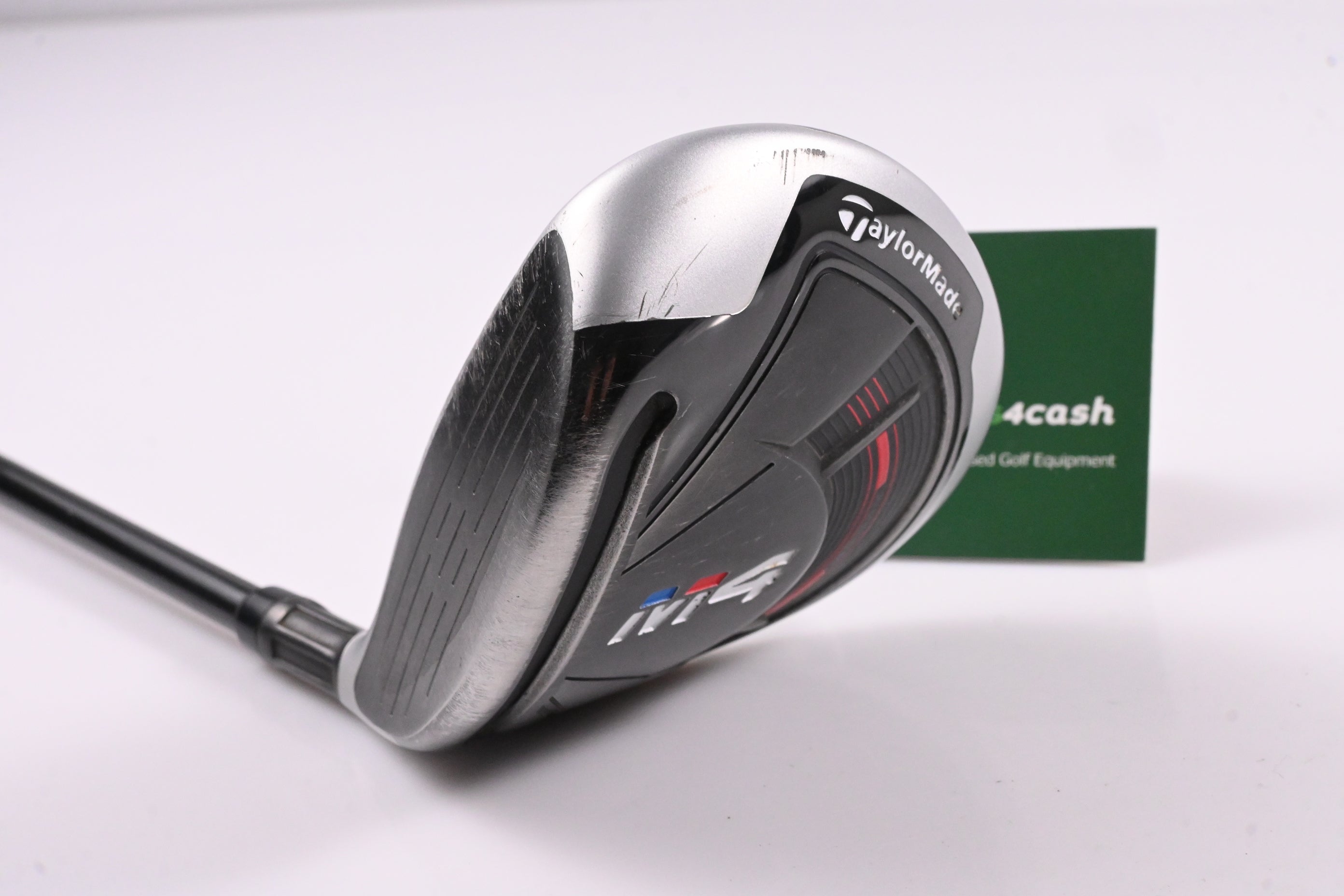 Left Hand Taylormade M4 #3 Wood / 16.5 Degree / Regular Flex Fujikura Atmos Red 5