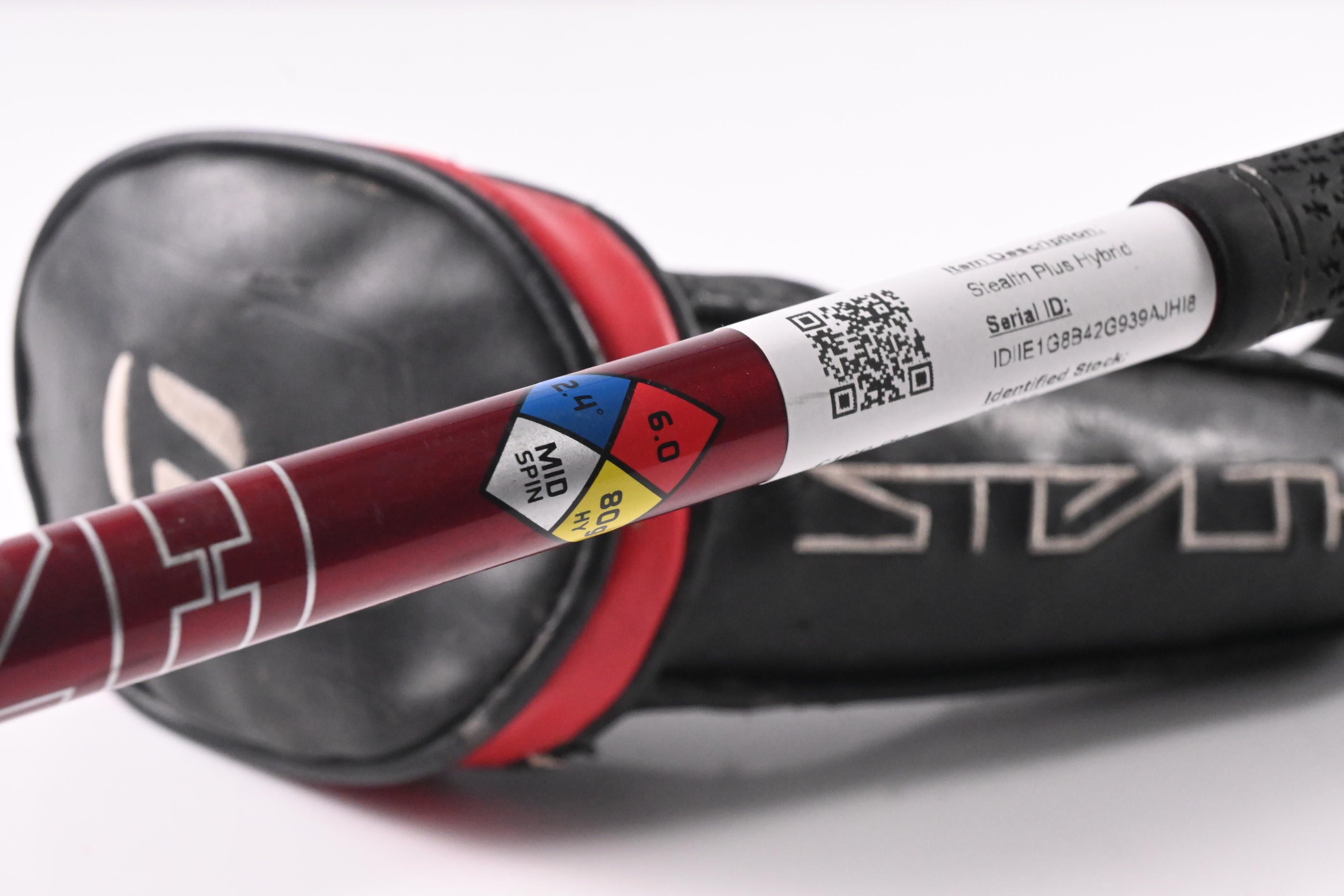 Taylormade Stealth Plus #3 Hybrid / 19.5 Degree / Stiff Flex HZRDUS Smoke Red