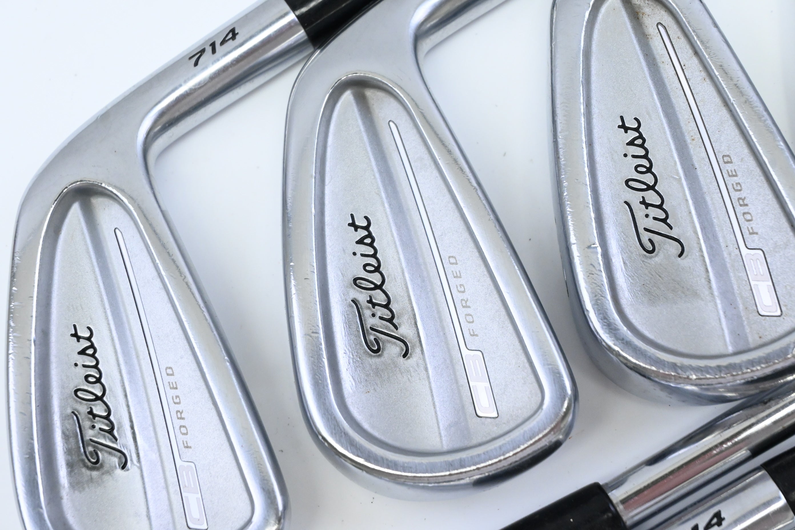 Titleist 714 CB Irons / 3-PW / Stiff Flex Project X Rifle Shafts