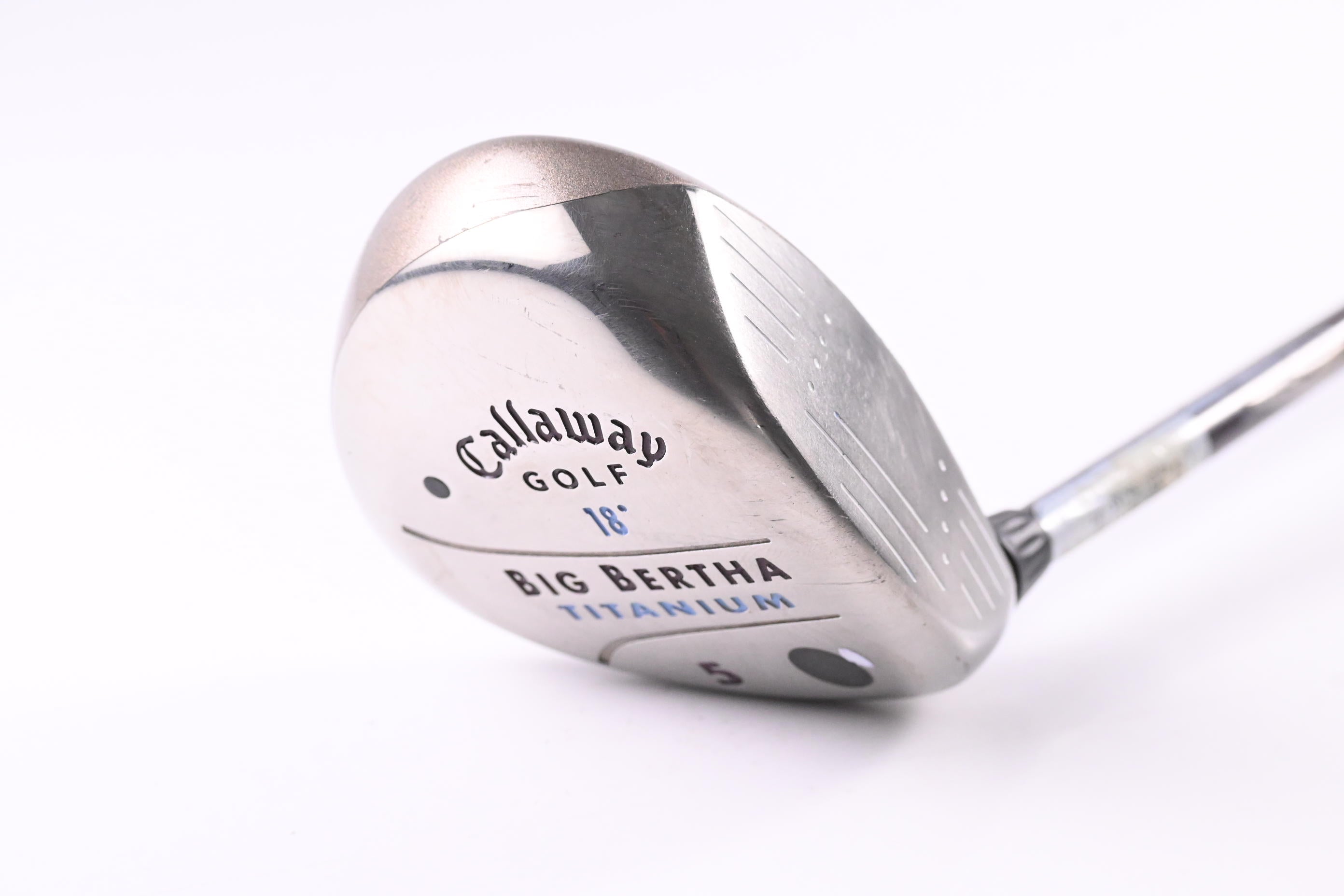 Ladies Callaway Big Bertha Titanium #5 Wood / 18 Degree / Ladies Flex Gems 55
