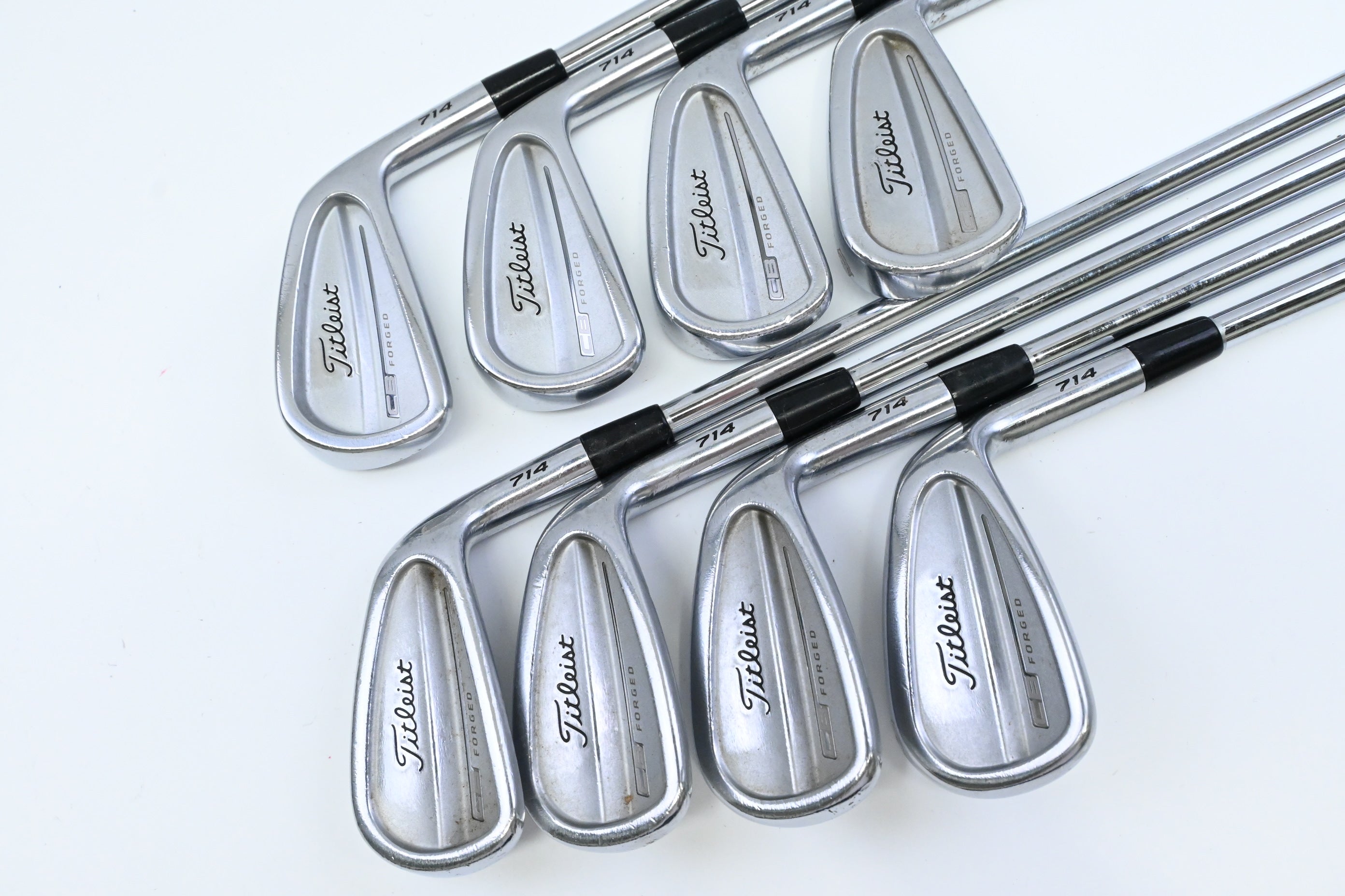 Titleist 714 CB Irons / 3-PW / Stiff Flex Project X Rifle Shafts