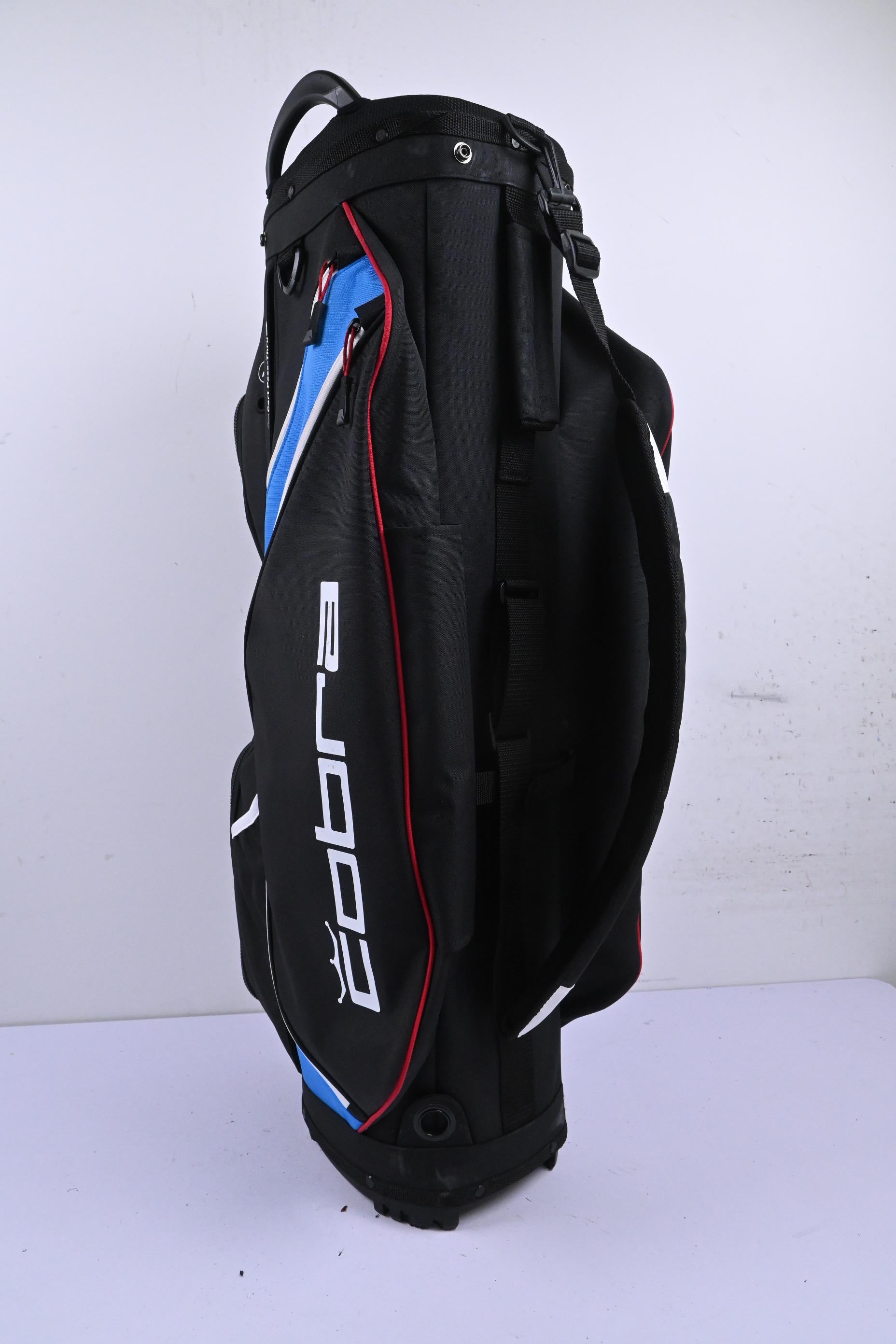 Cobra Ultralight Pro Cart Bag / 14-Way Divider / Black & Blue