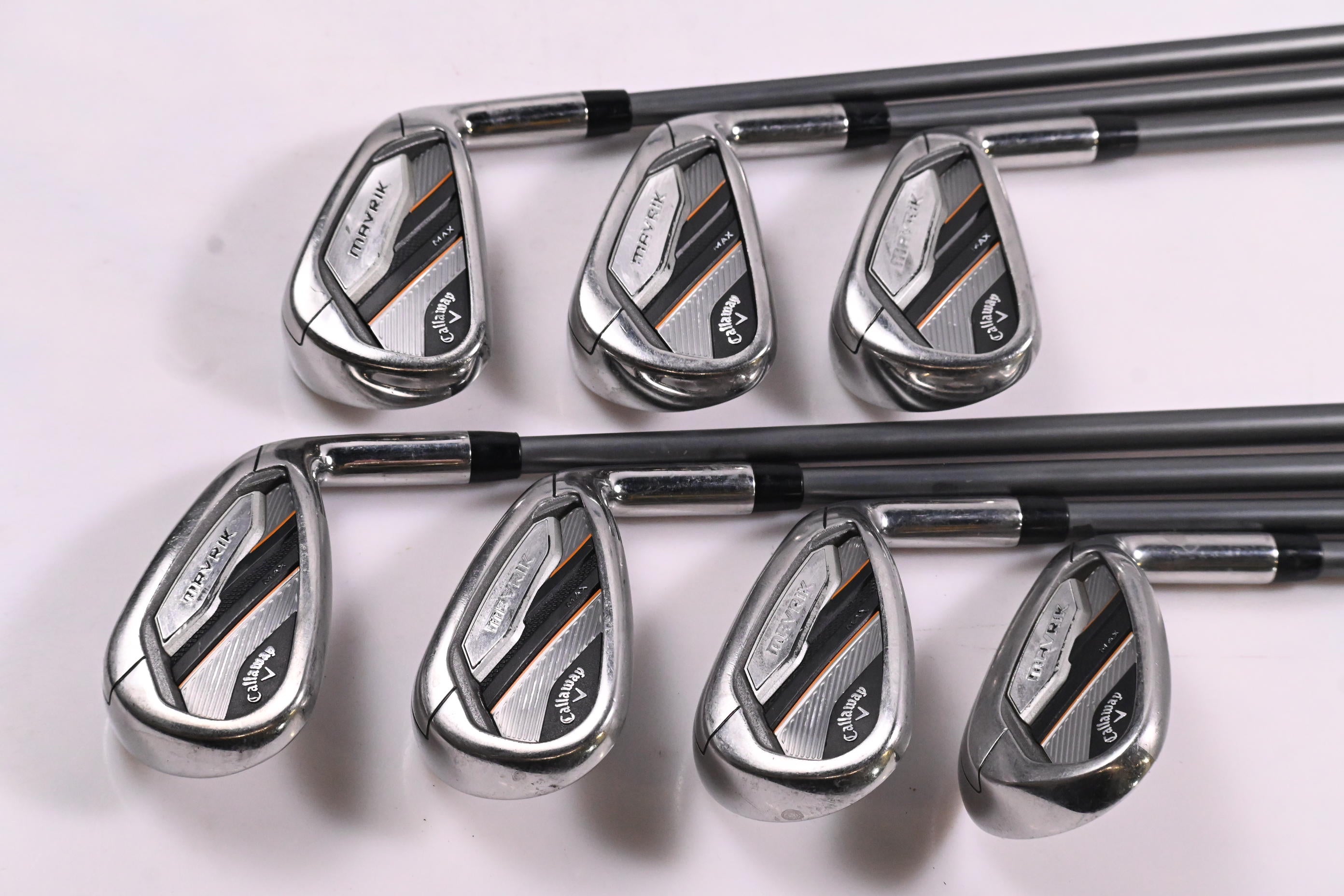 Callaway Mavrik Irons / 5-PW+SW / Regular Flex Catalyst 65 Shafts