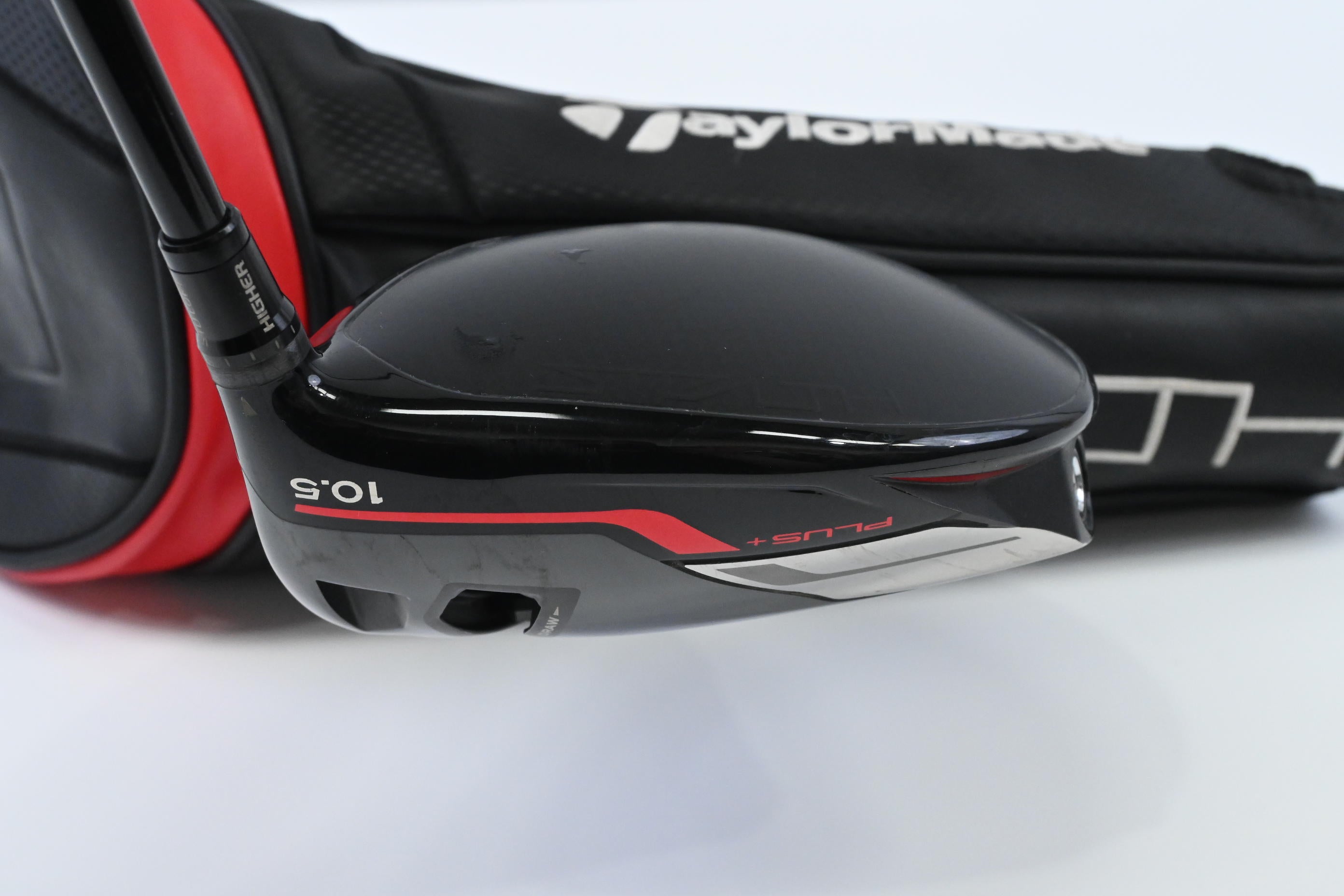 Taylormade Stealth Plus Driver / 10.5 / Stiff Flex HZRDUS RDX Smoke Red 60