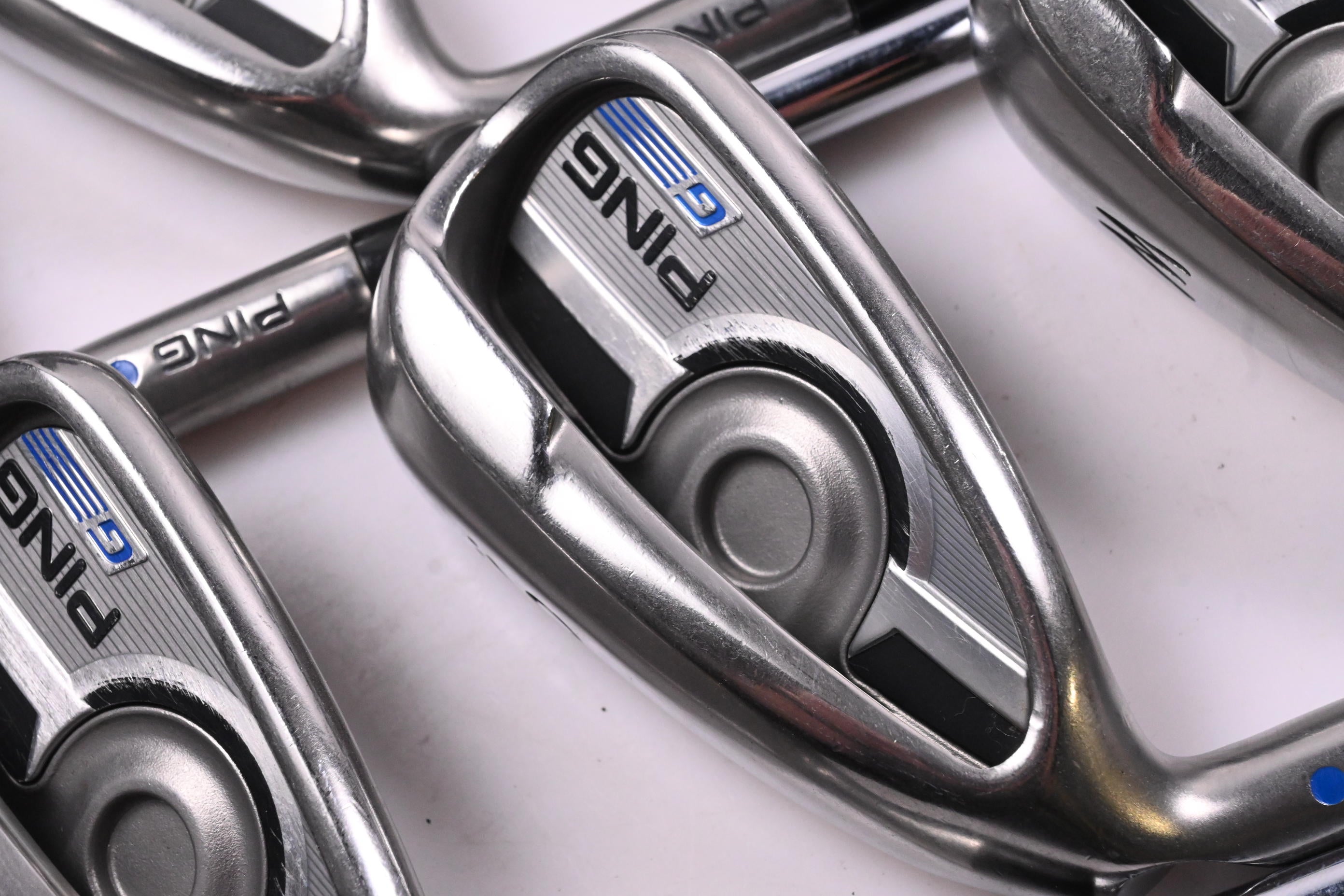 Left Hand Ping G Series Irons / 5-PW / Blue Dot / Regular Flex KBS Tour 110