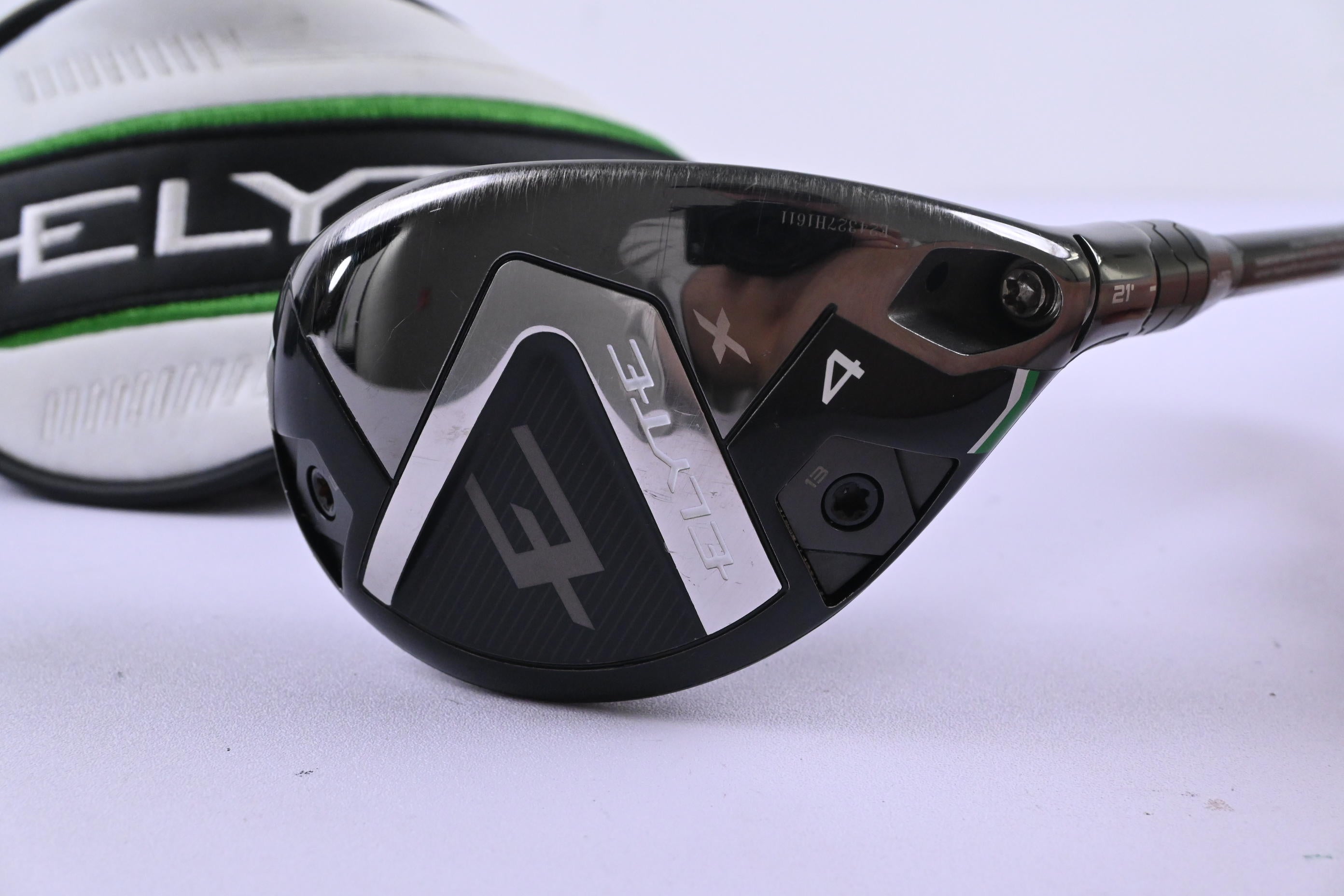 Callaway Elyte X #4 Hybrid / 21 Degree / Stiff Flex Denali Charcoal 70 Shaft