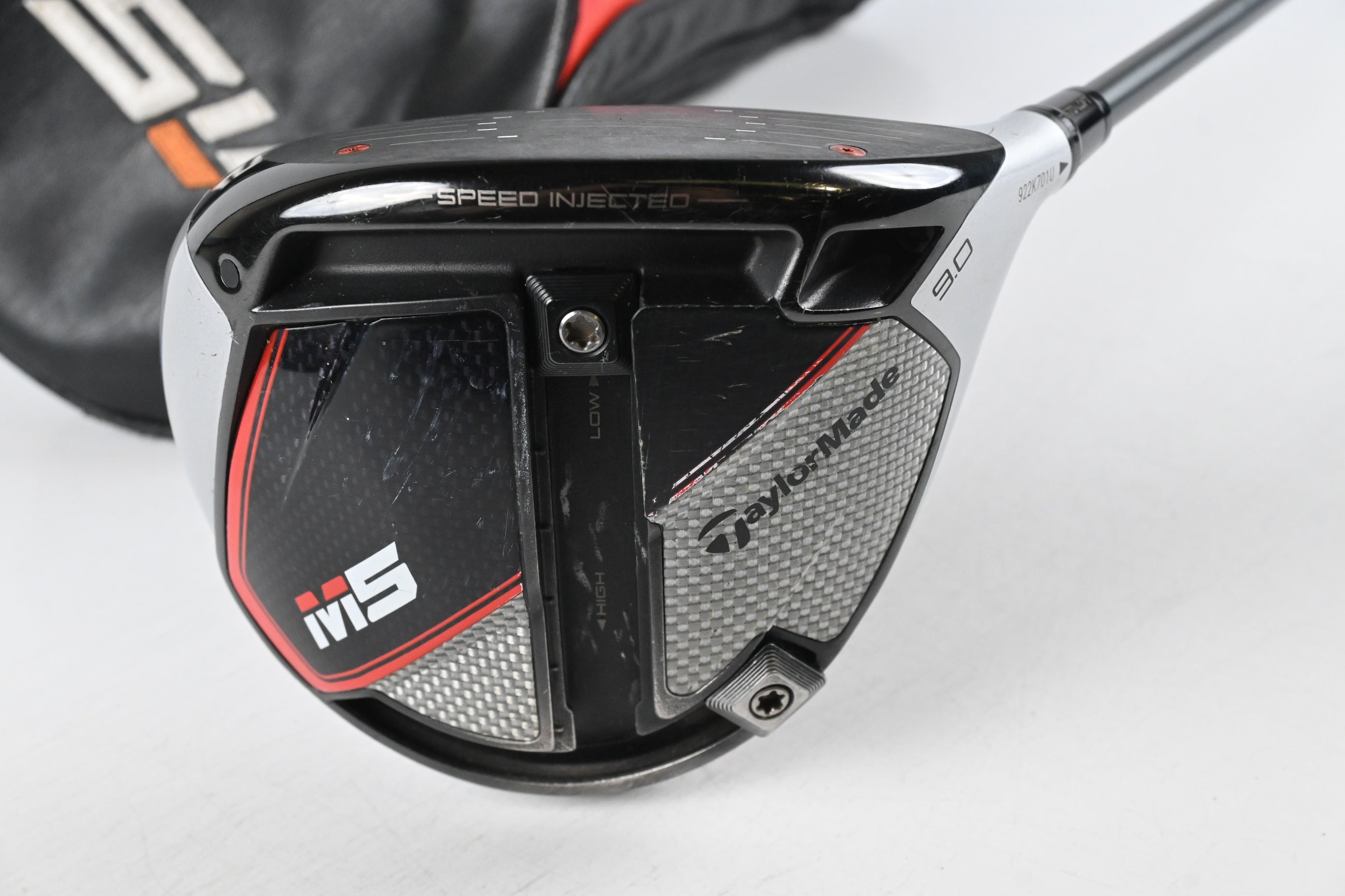 Taylormade M5 Driver / 9 Degree / Stiff Flex Hzrdus Smoke Black 70 Shaft