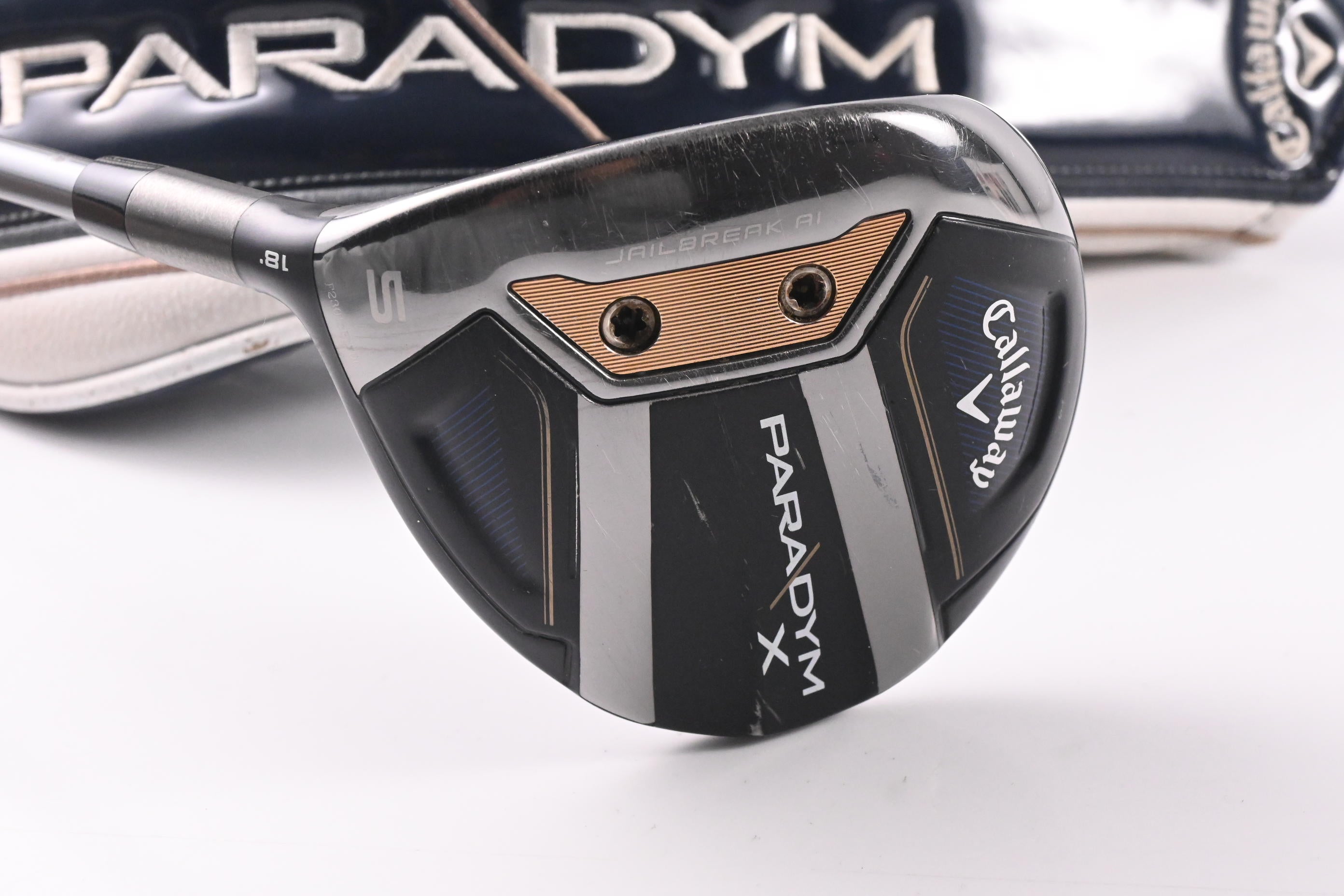 Left Hand Callaway Paradym X #5 Wood / 18 Degree / Regular Flex HZRDUS Silver 60