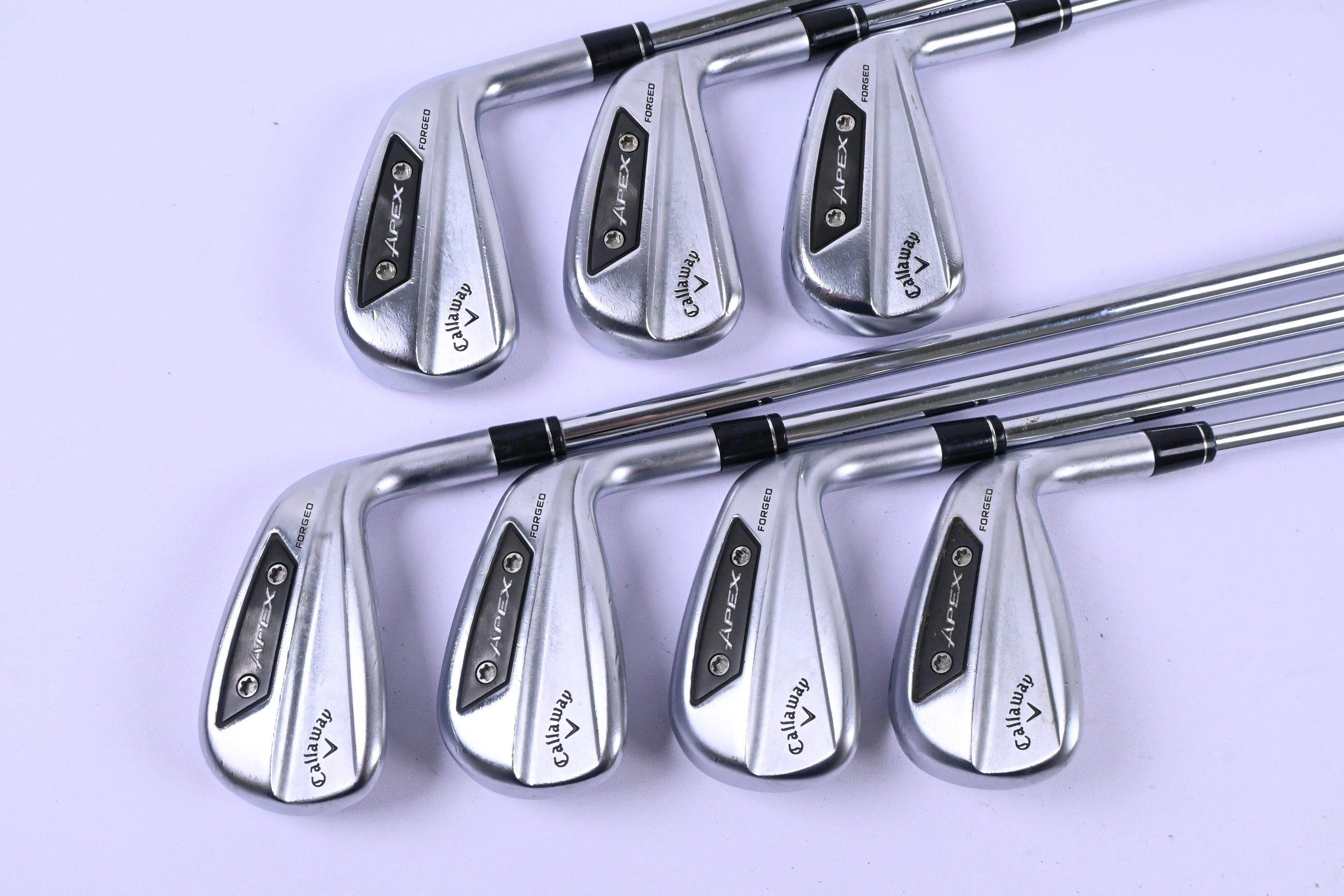 Callaway Apex Ai200 Irons / 5-PW+GW / X-Flex Project X Rifle 105 Shafts