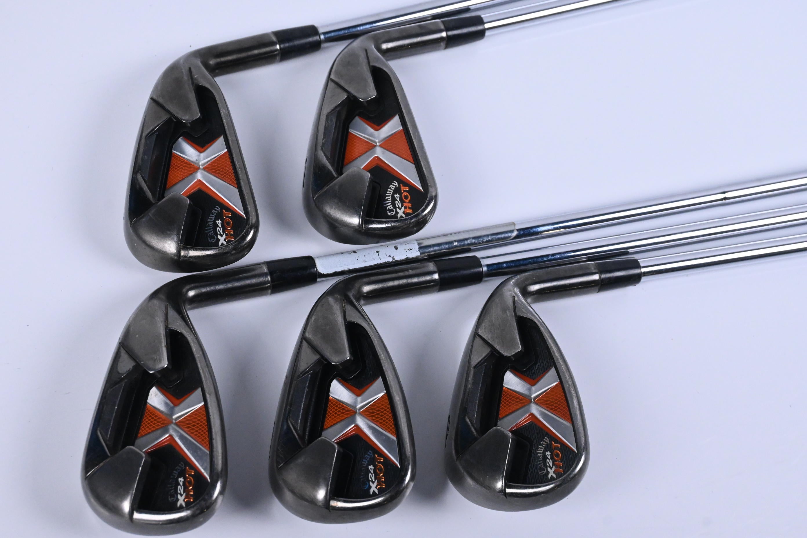 Callaway X-24 Hot Irons / 6-PW / Uniflex Callaway Shafts