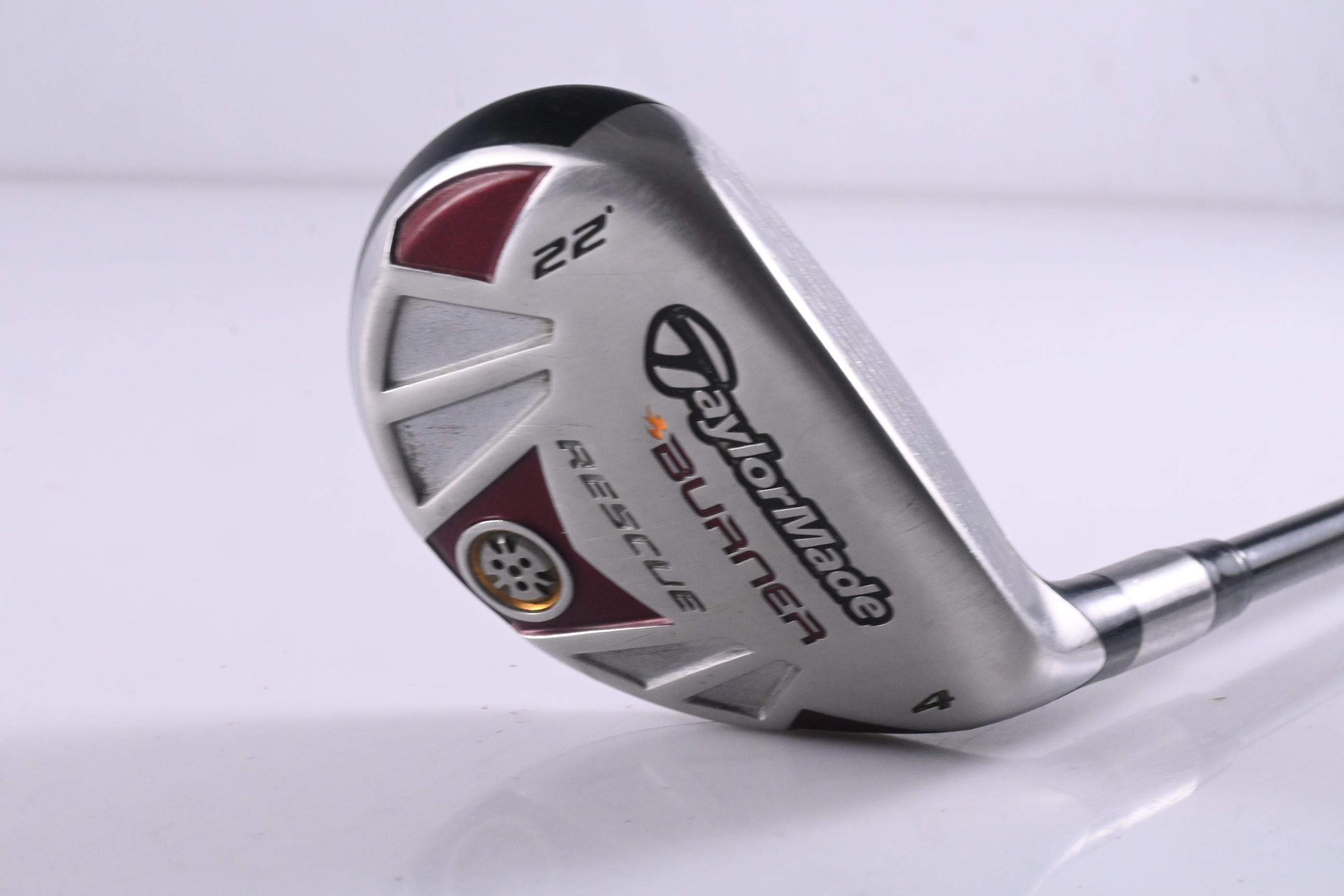 Taylormade Burner 2007 #4 Hybrid / 22 Degree / Stiff Flex Burner REAX 65 Shaft