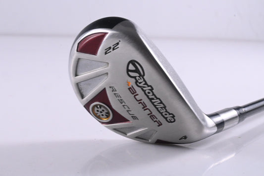 Taylormade Burner 2007 #4 Hybrid / 22 Degree / Stiff Flex Burner REAX 65 Shaft