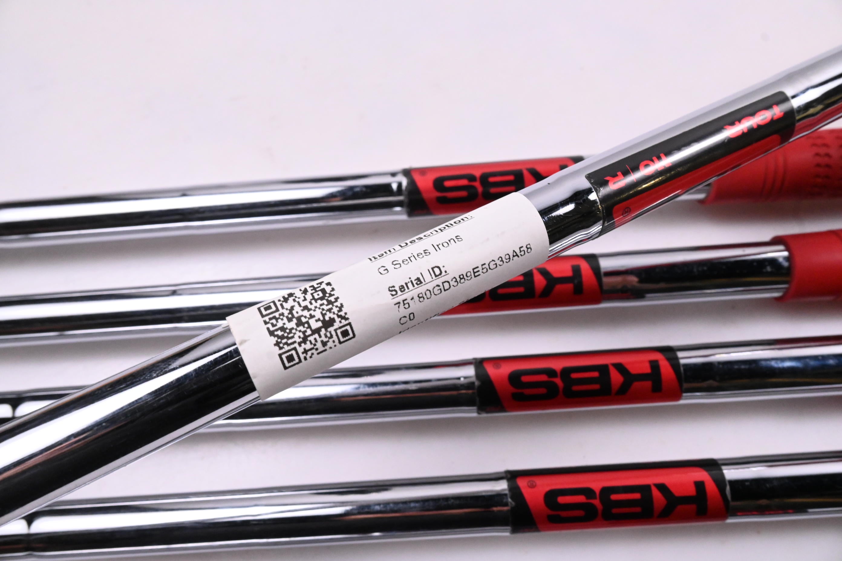 Left Hand Ping G Series Irons / 5-PW / Blue Dot / Regular Flex KBS Tour 110