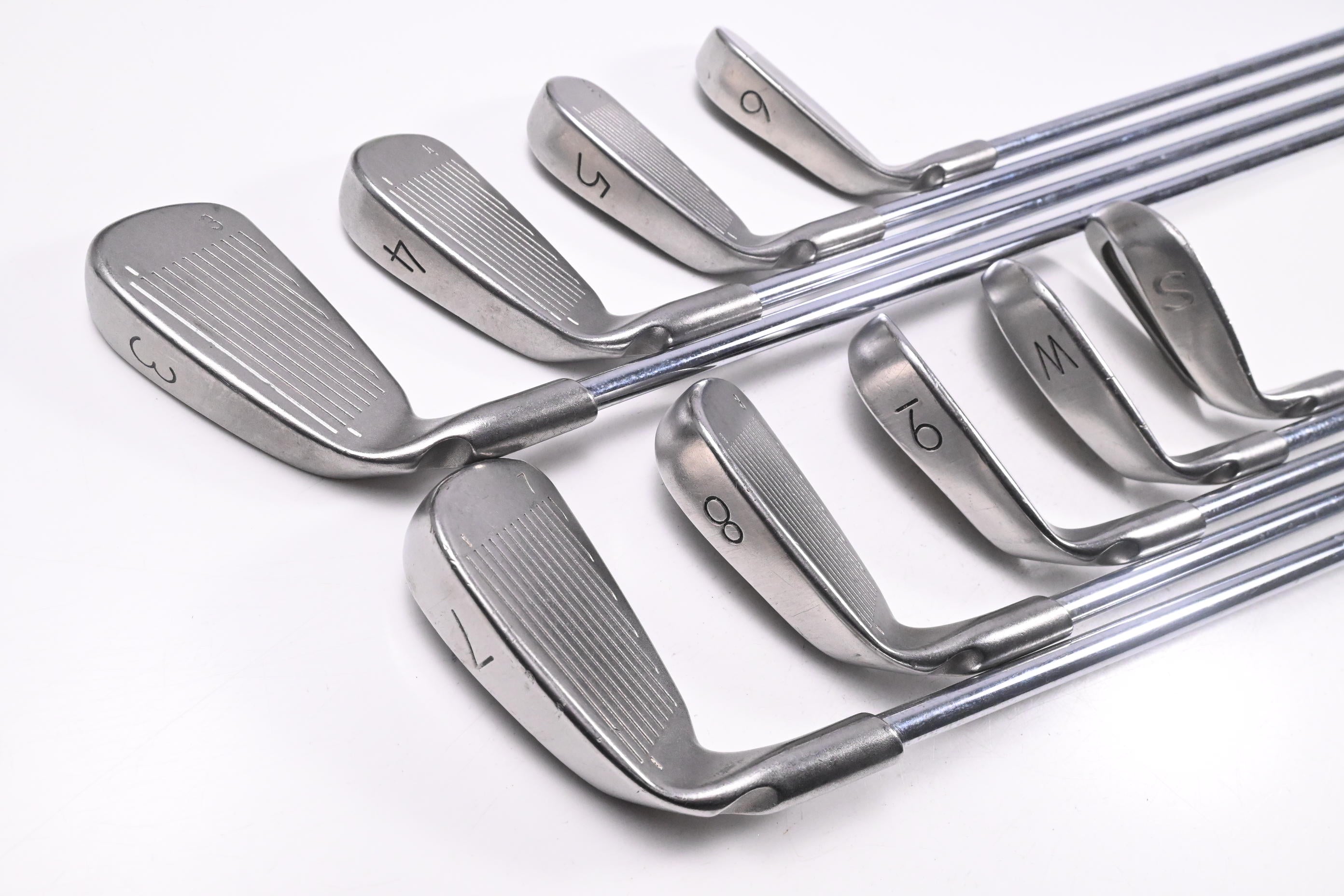 Ping i3 O-Size Irons / 3-PW+SW / White Dot / Stiff Flex Cushin JZ Shafts