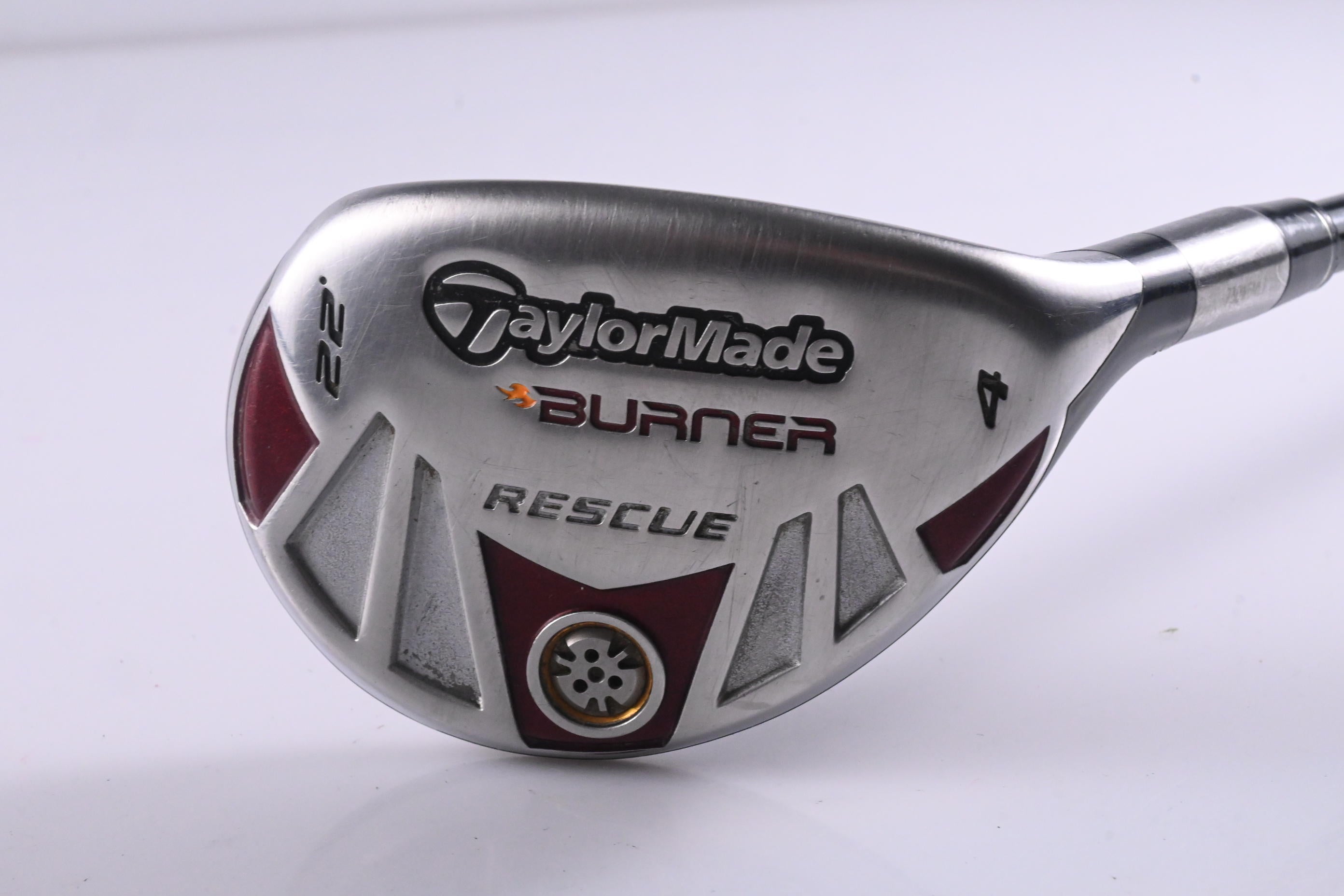 Taylormade Burner 2007 #4 Hybrid / 22 Degree / Stiff Flex Burner REAX 65 Shaft