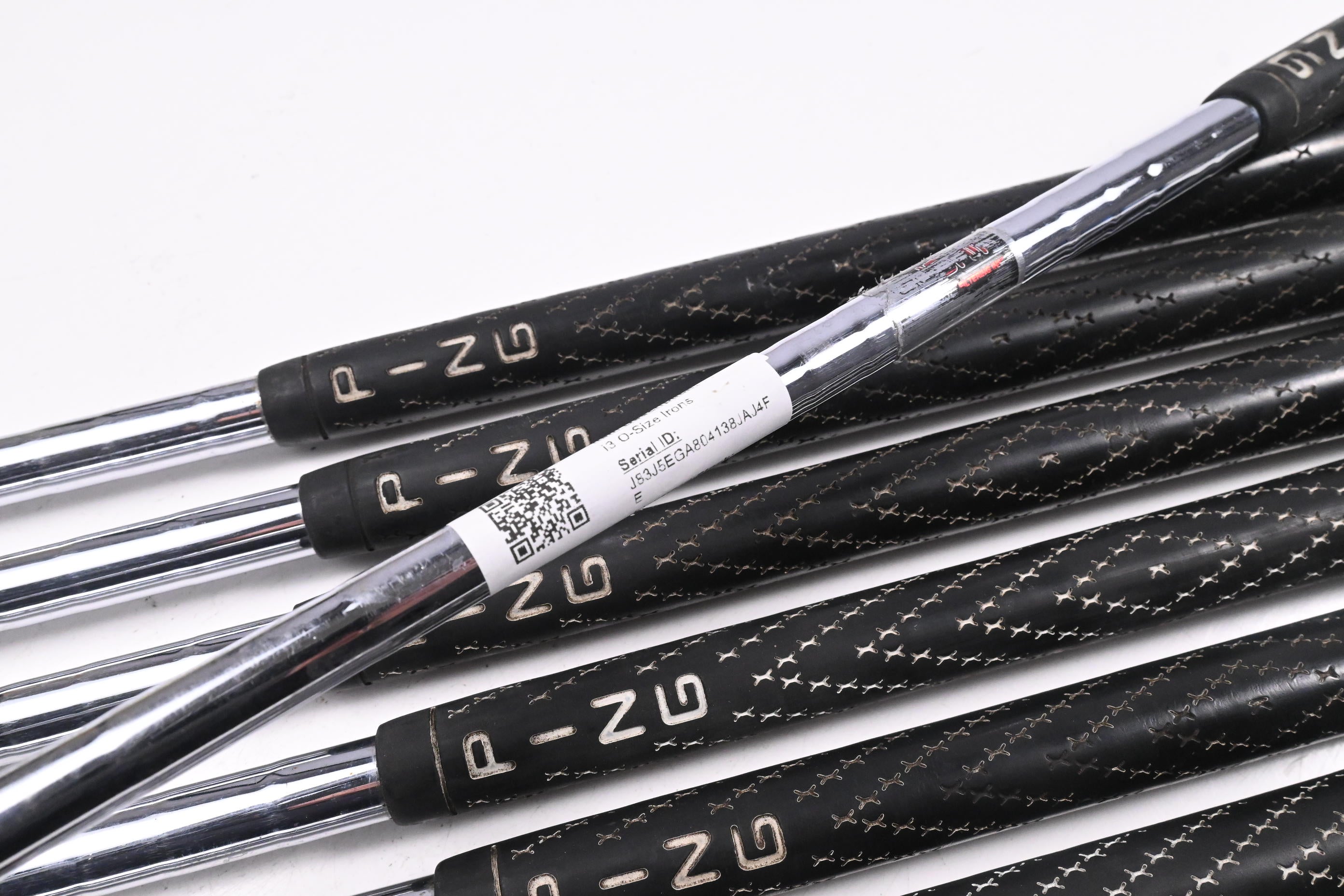 Ping i3 O-Size Irons / 3-PW+SW / White Dot / Stiff Flex Cushin JZ Shafts