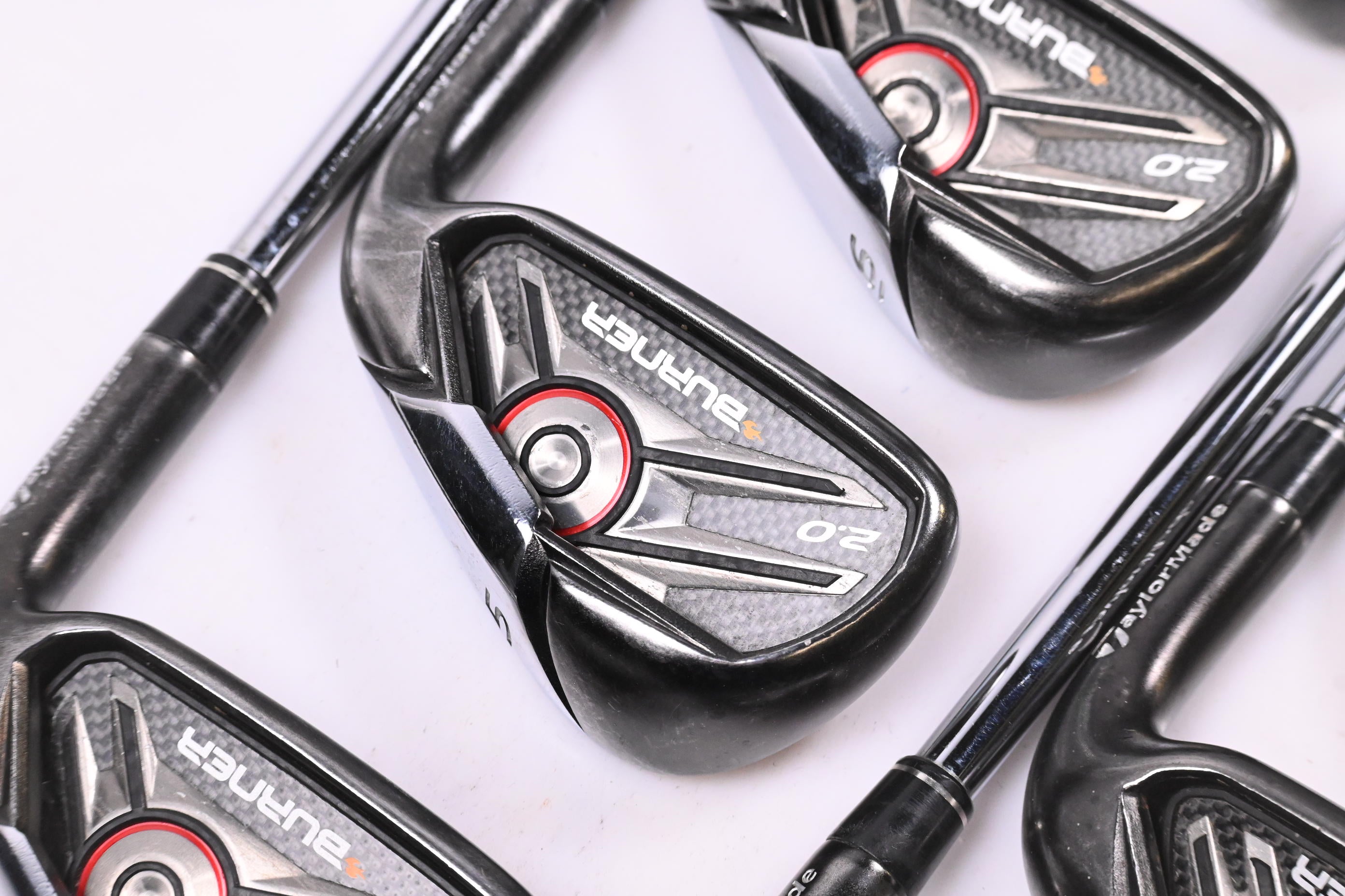 Taylormade Burner 2.0 Irons / 4-PW+SW / Stiff Flex Steel Shafts