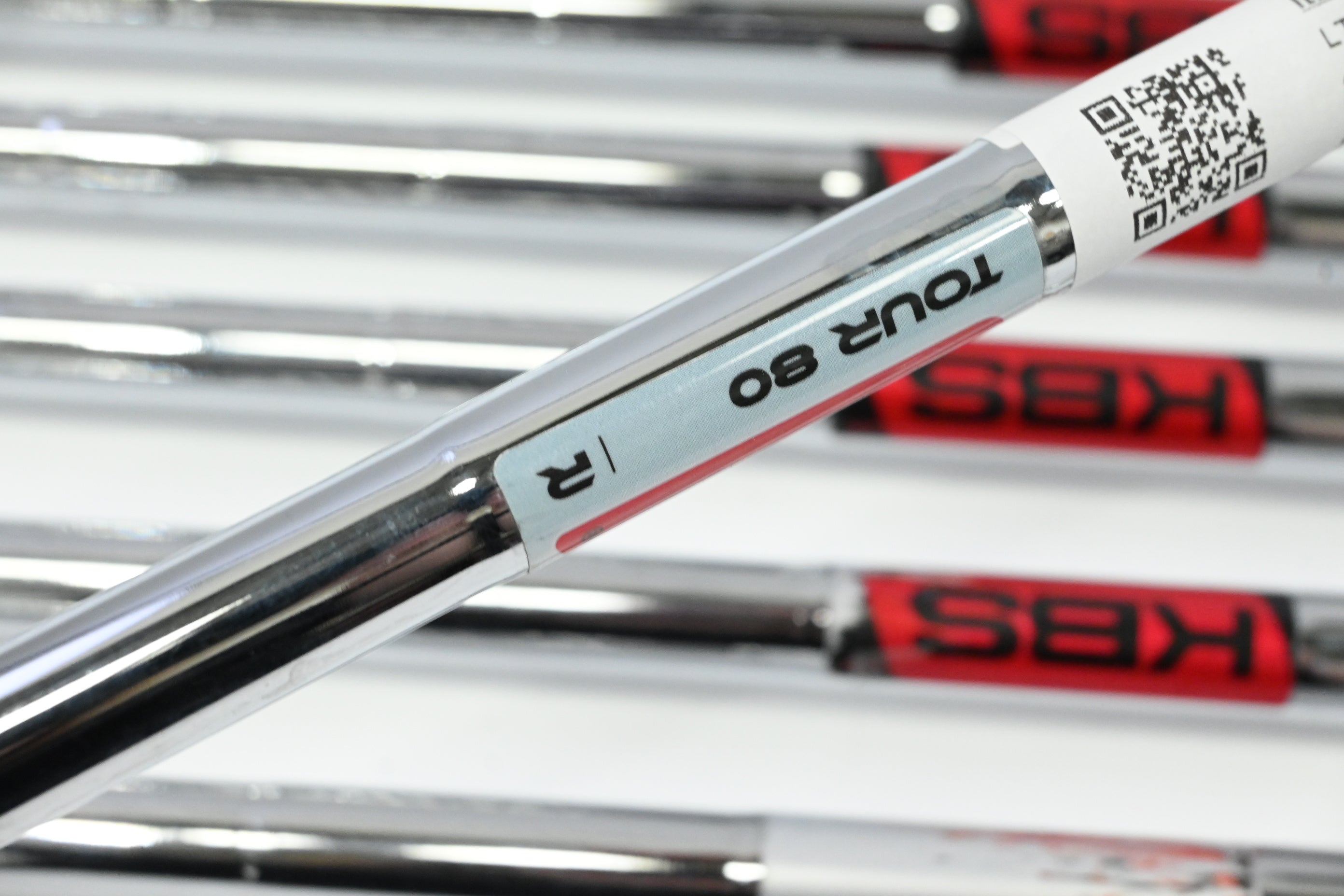 Left Hand Cobra LTDx One Length Irons / 5-PW+GW / Regular Flex KBS Tour 90