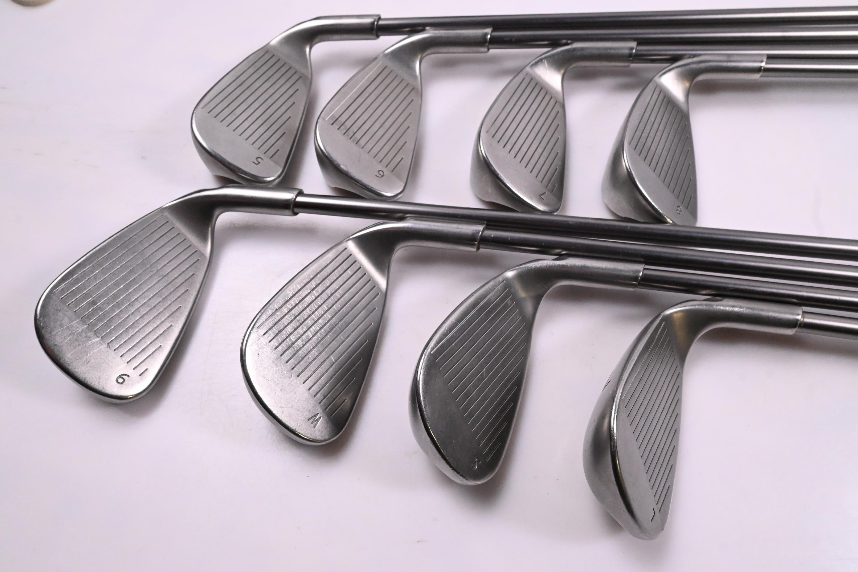 Left Hand Ping G20 Irons / 5-PW+SW+LW / Blue Dot / Senior Flex Ping TFC 169