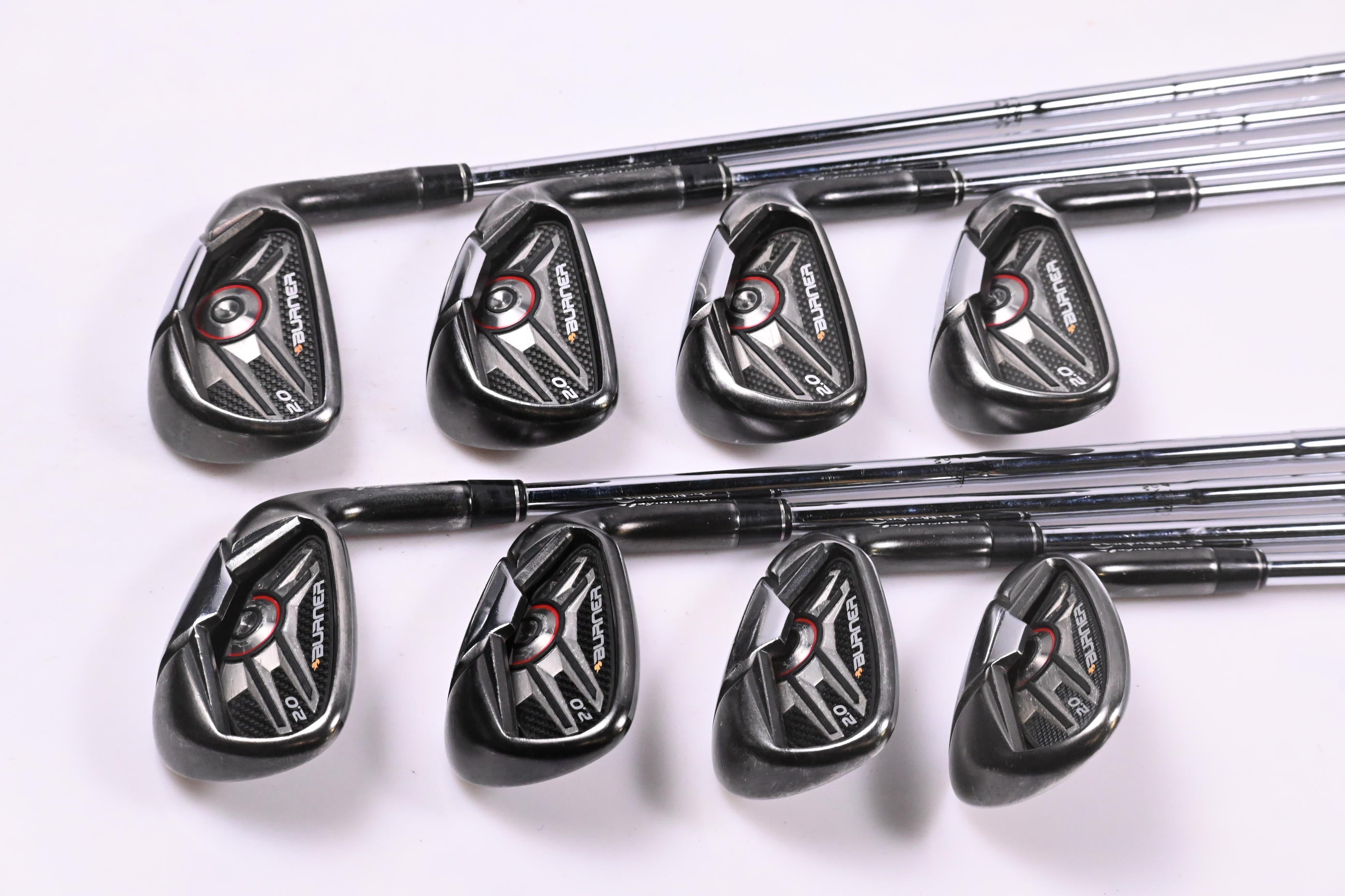 Taylormade Burner 2.0 Irons / 4-PW+SW / Stiff Flex Steel Shafts