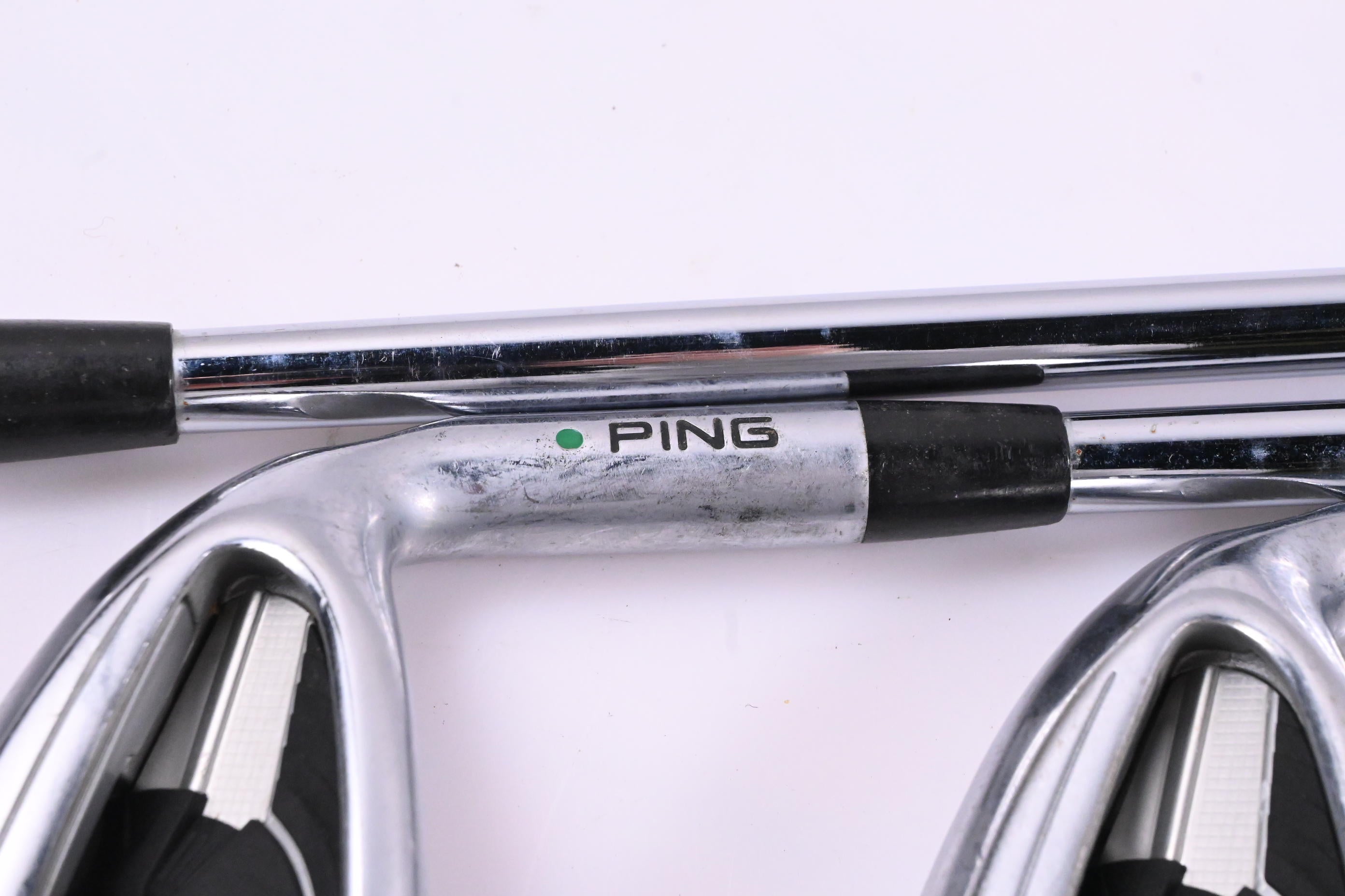 Ping G400 Irons / 7-PW+SW+LW / Green Dot / Regular Flex Ping AWT 2.0 Shafts