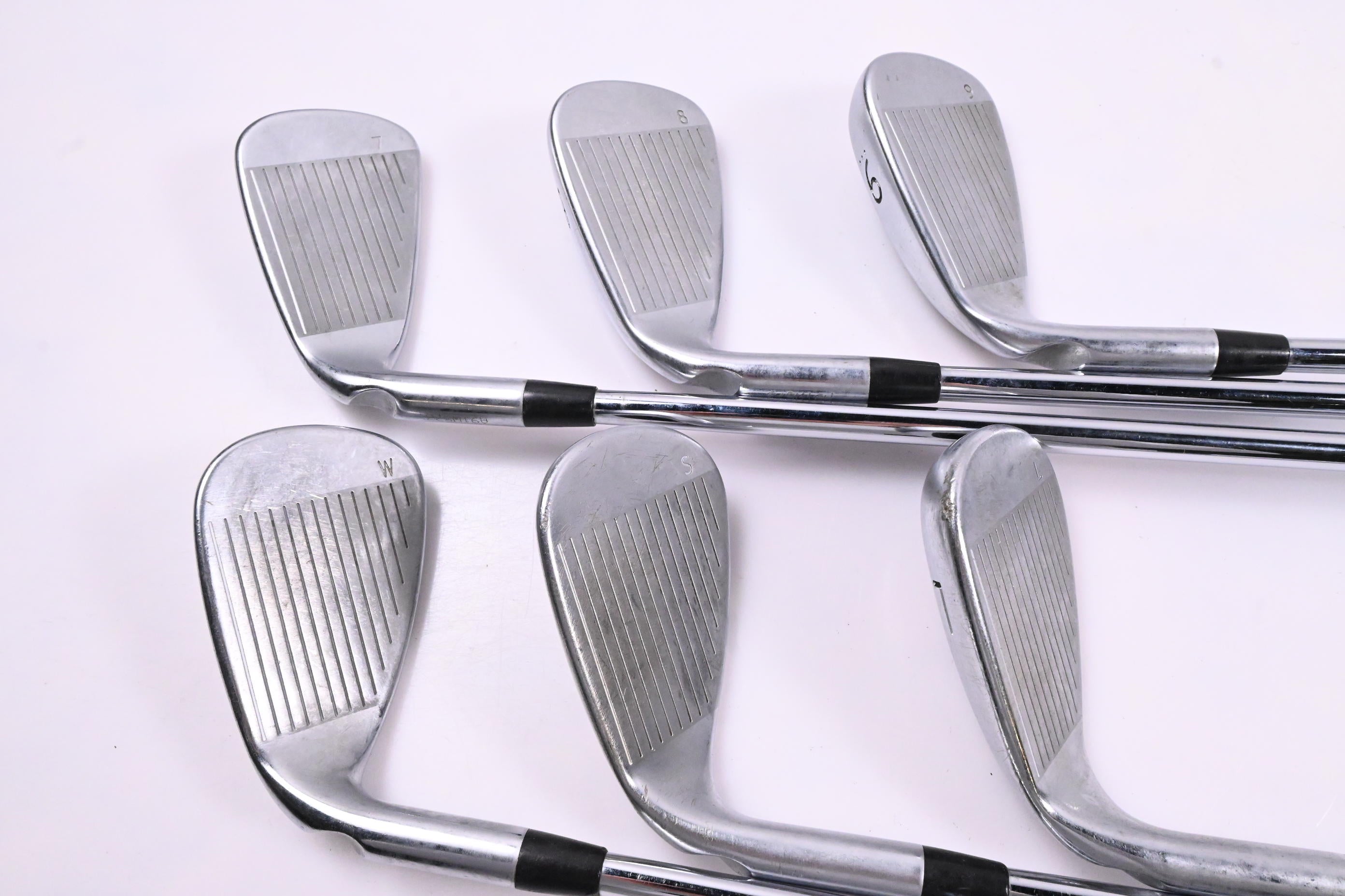 Ping G400 Irons / 7-PW+SW+LW / Green Dot / Regular Flex Ping AWT 2.0 Shafts