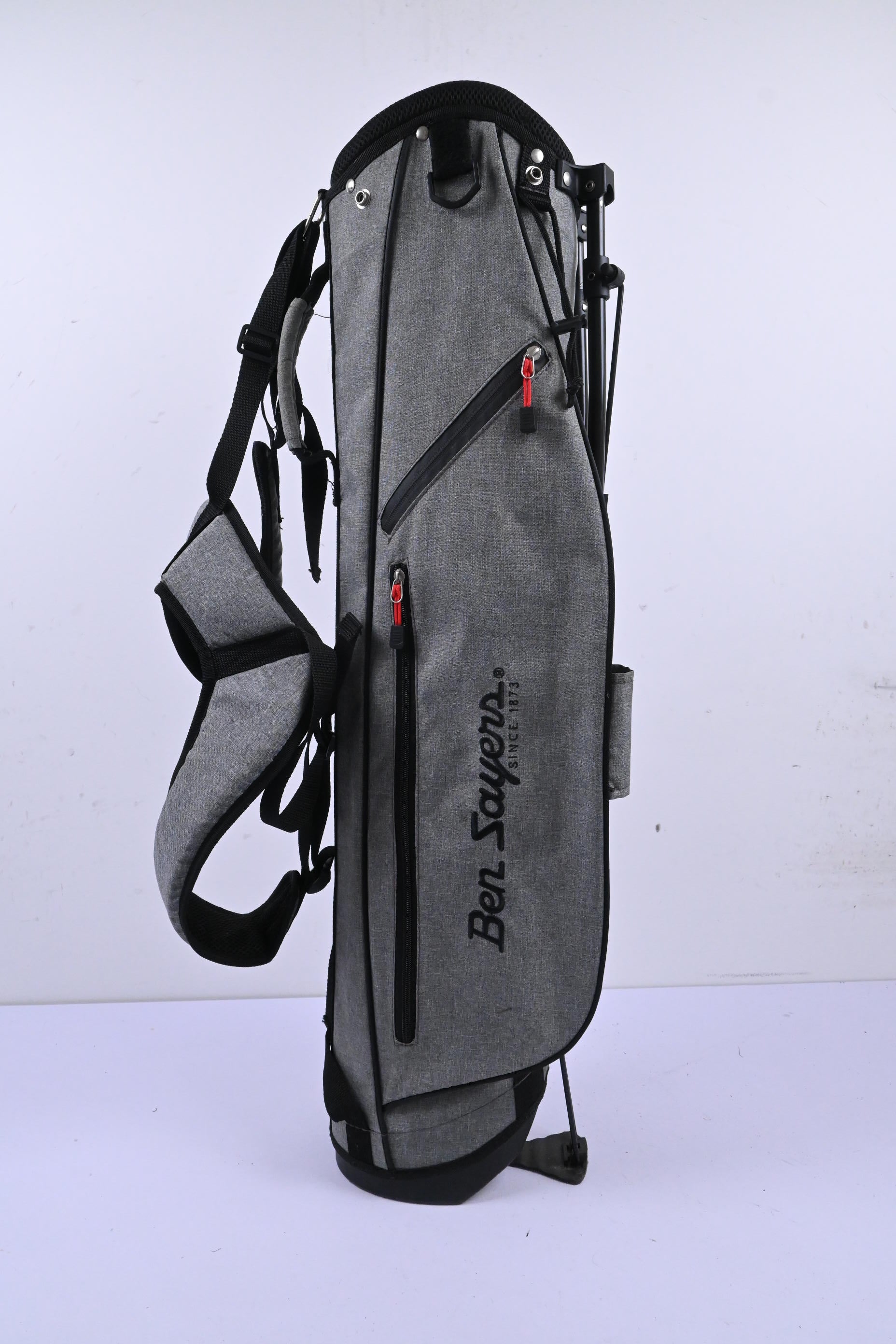 Ben Sayers Stand Bag / 5-Way Divider / Grey & Black